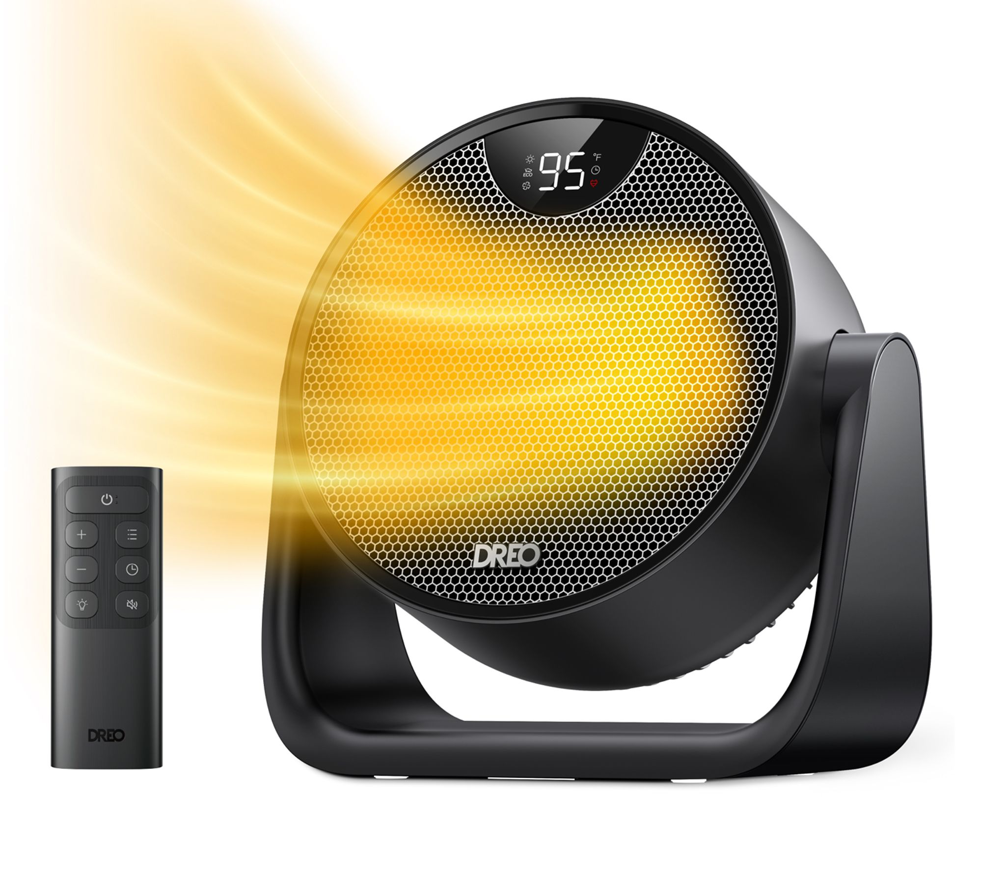 DREO 1500W Portable Ceramic PTC Heater with 3 Heat Levels