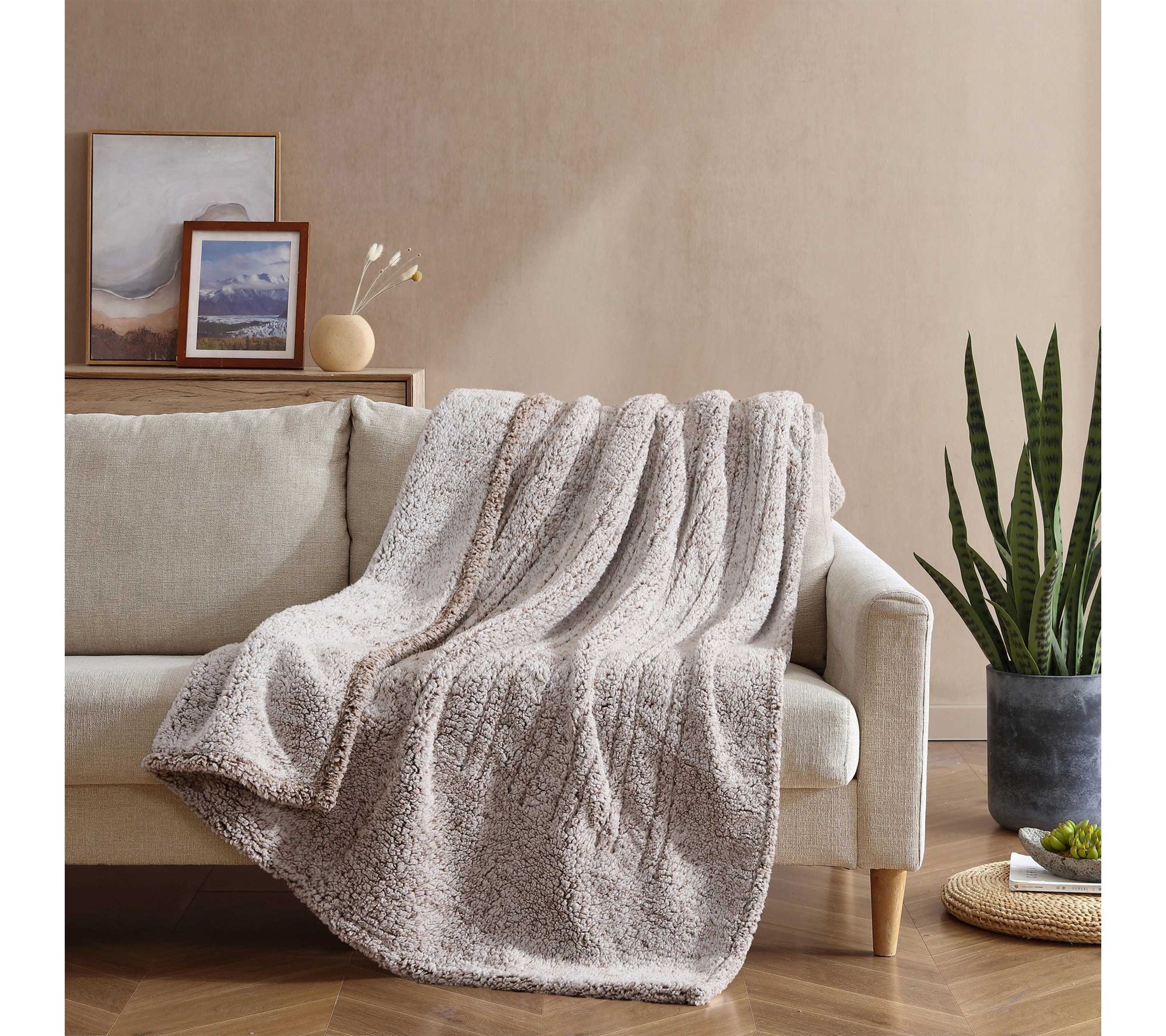 Eddie Bauer Lookout Mountain Brown 50x70 HeatedThrow