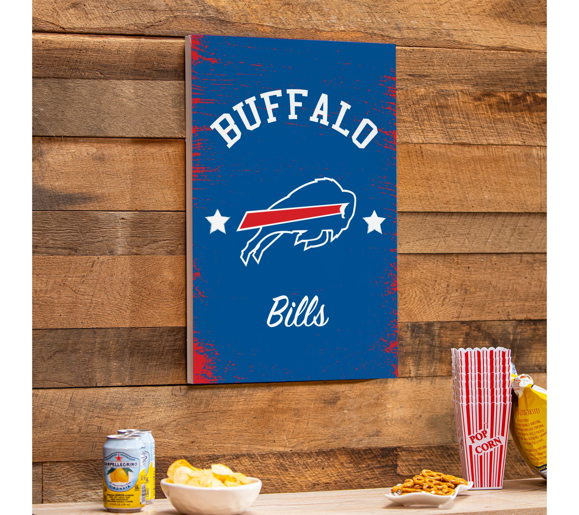 Evergreen NFL Team Wood Wall Sign, 16"x24"