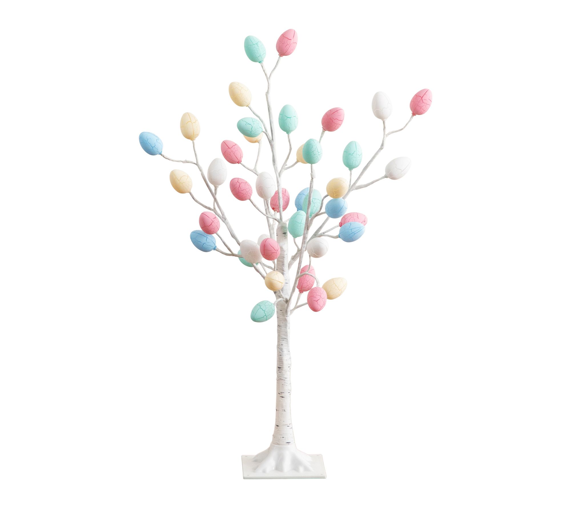 Nearly Natural 3' Pre-Lit twig tree with  EggsShaped LED