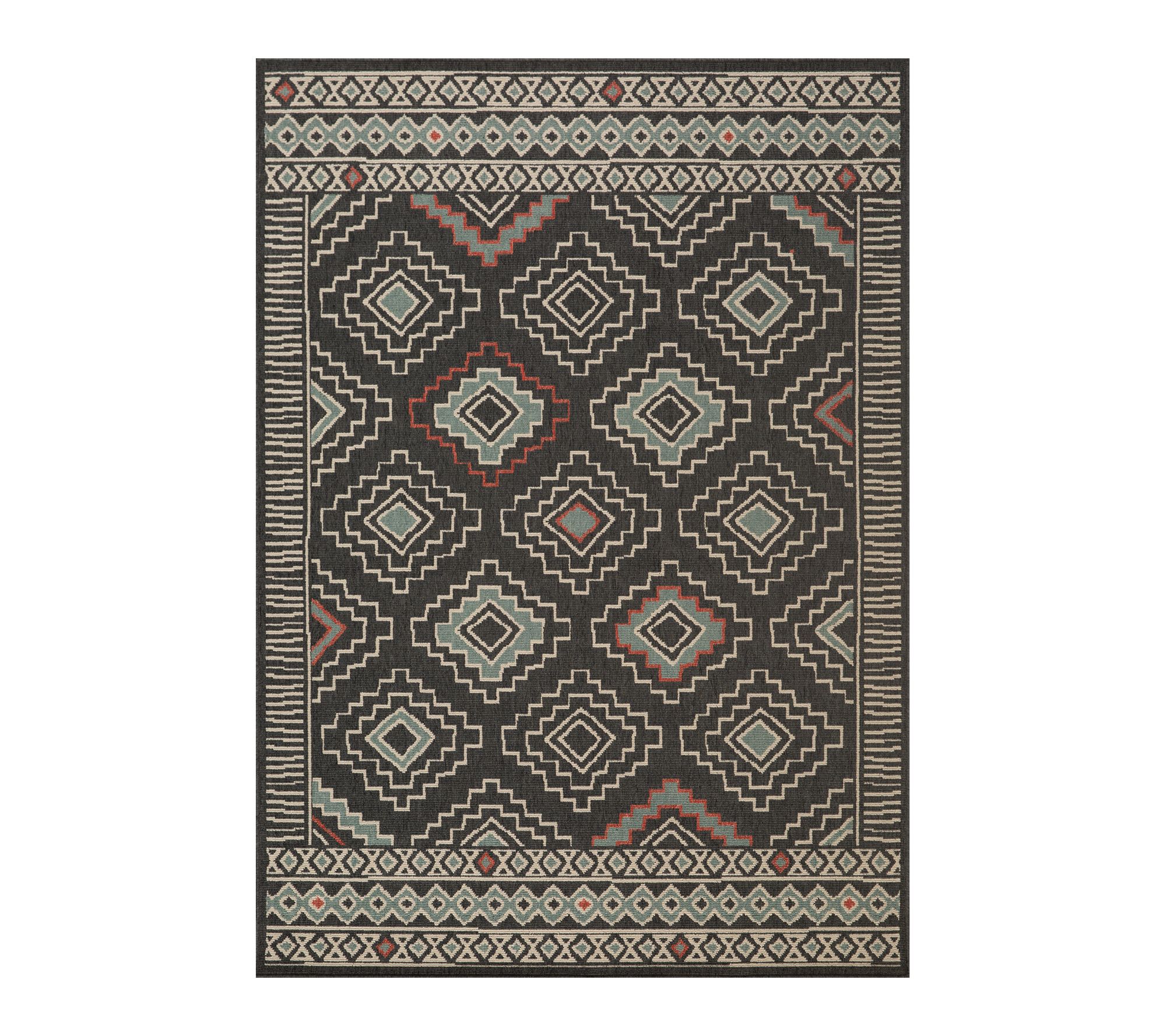 Ox Bay Geometric Bohemian Polypropylene OutdoorRug, 8' x 10'