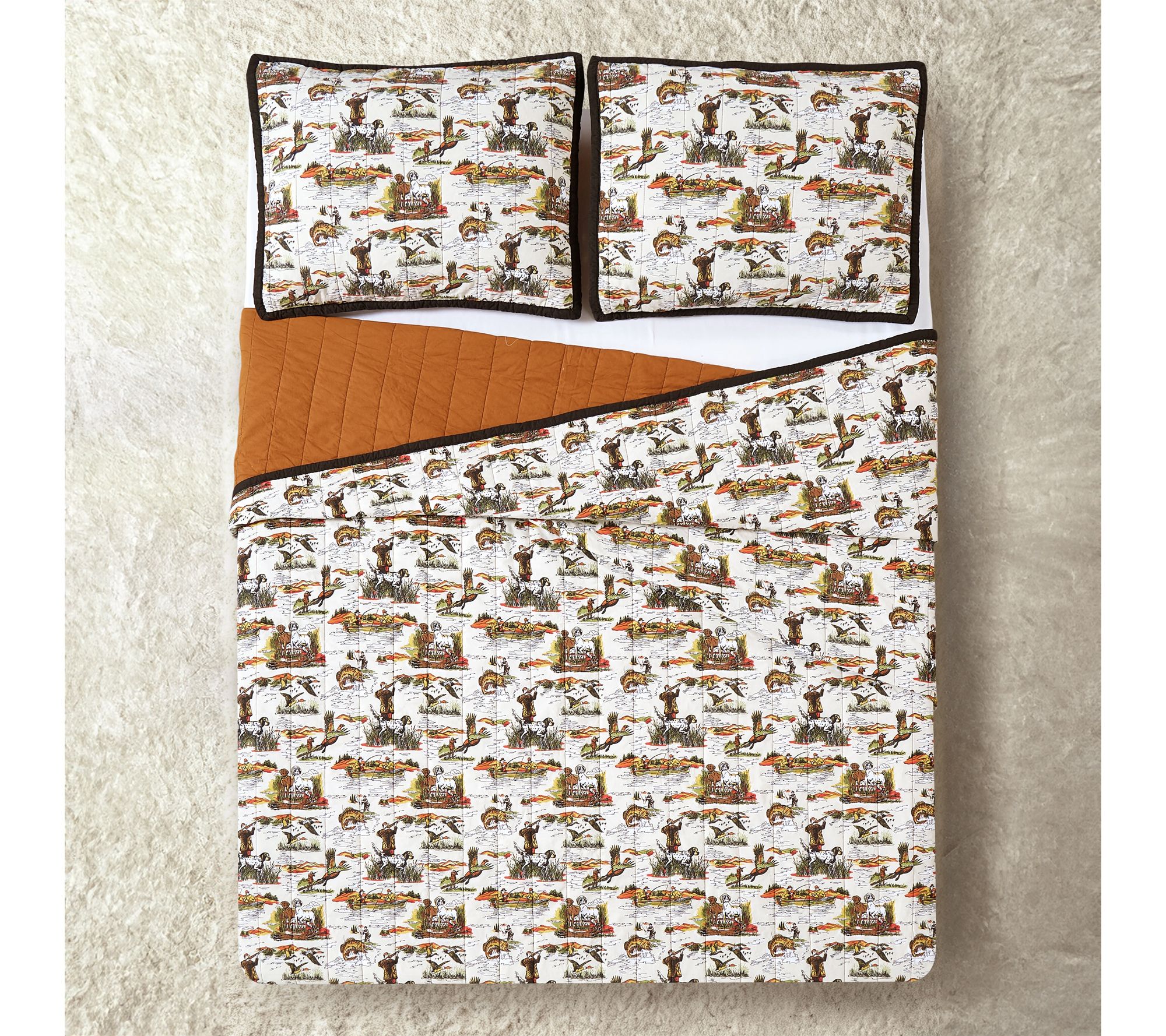 Makers Collective Camp Wandawega Sportsmen's F/Q Quilt Set