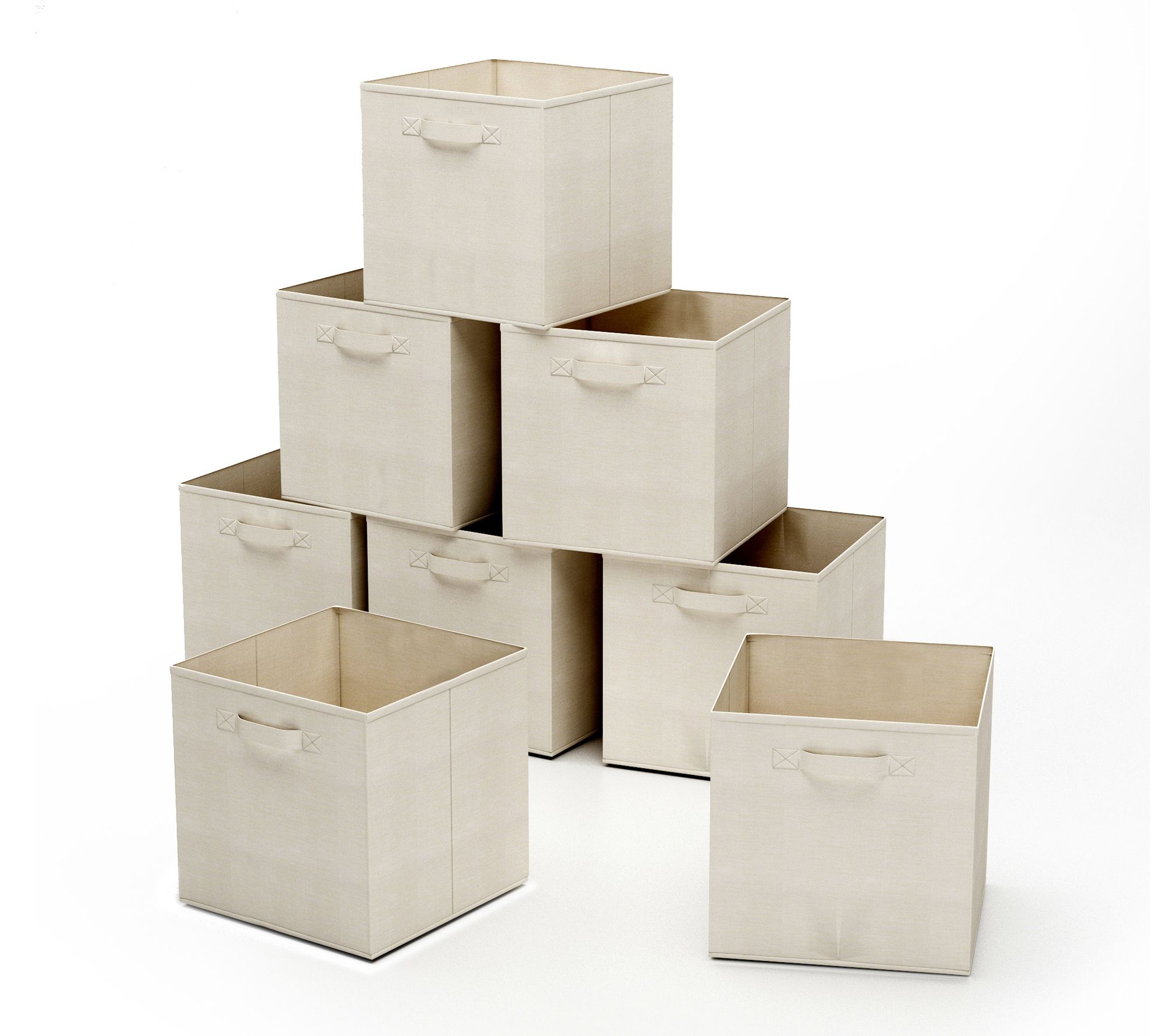 Home-Complete 8-Piece Storage Cubes Foldable Storage Cubes
