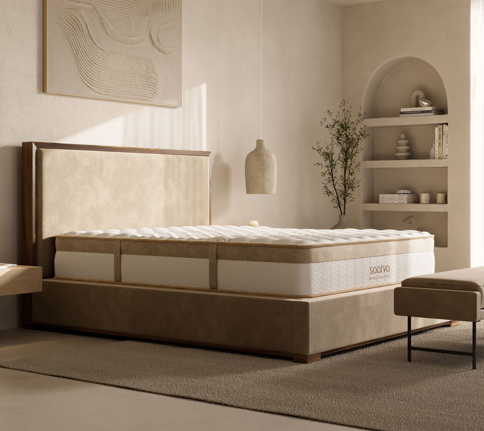Saatva 11.5" Memory Foam Hybrid Mattress - King