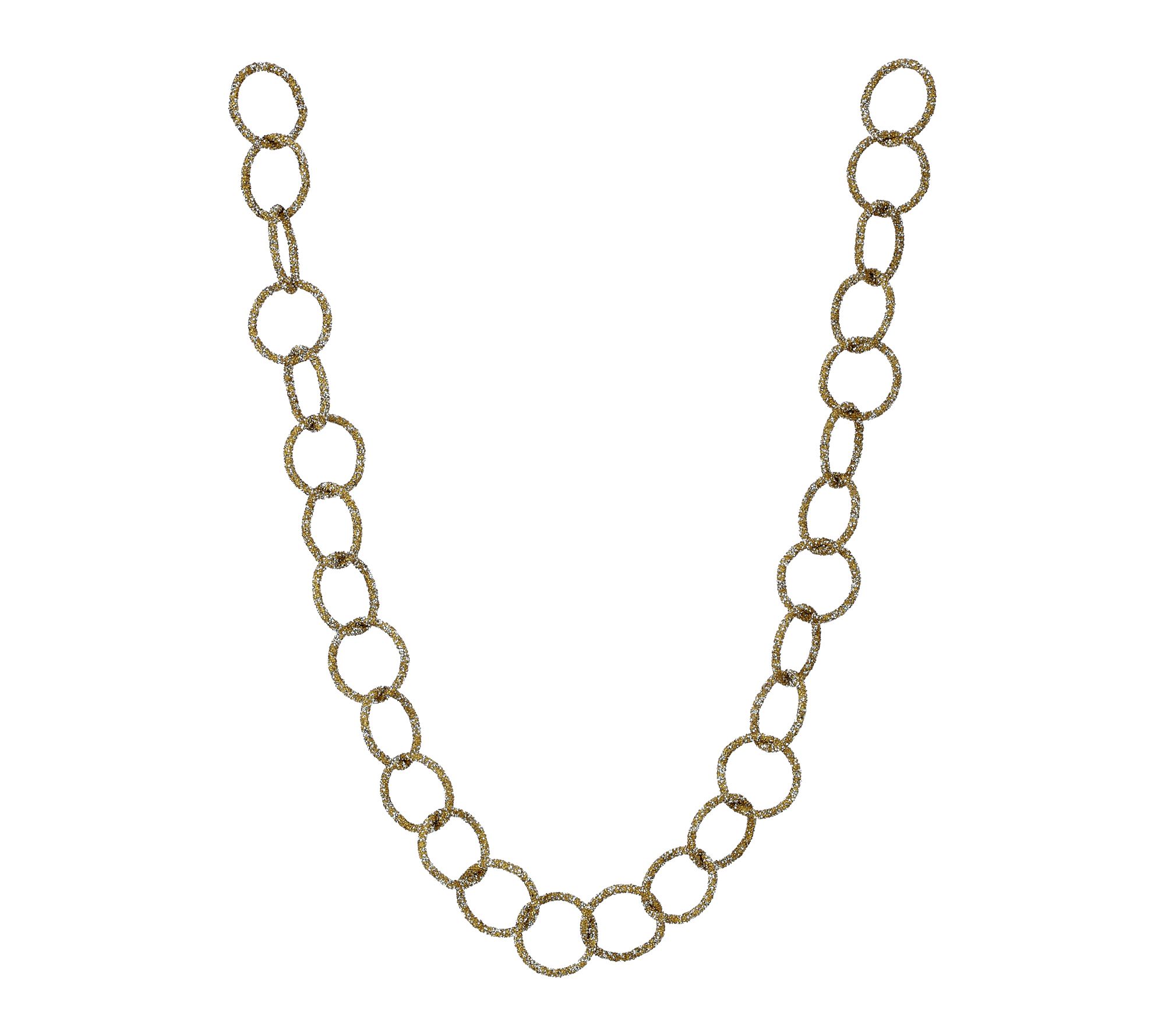 60" Metallic Loop Garland by Valerie