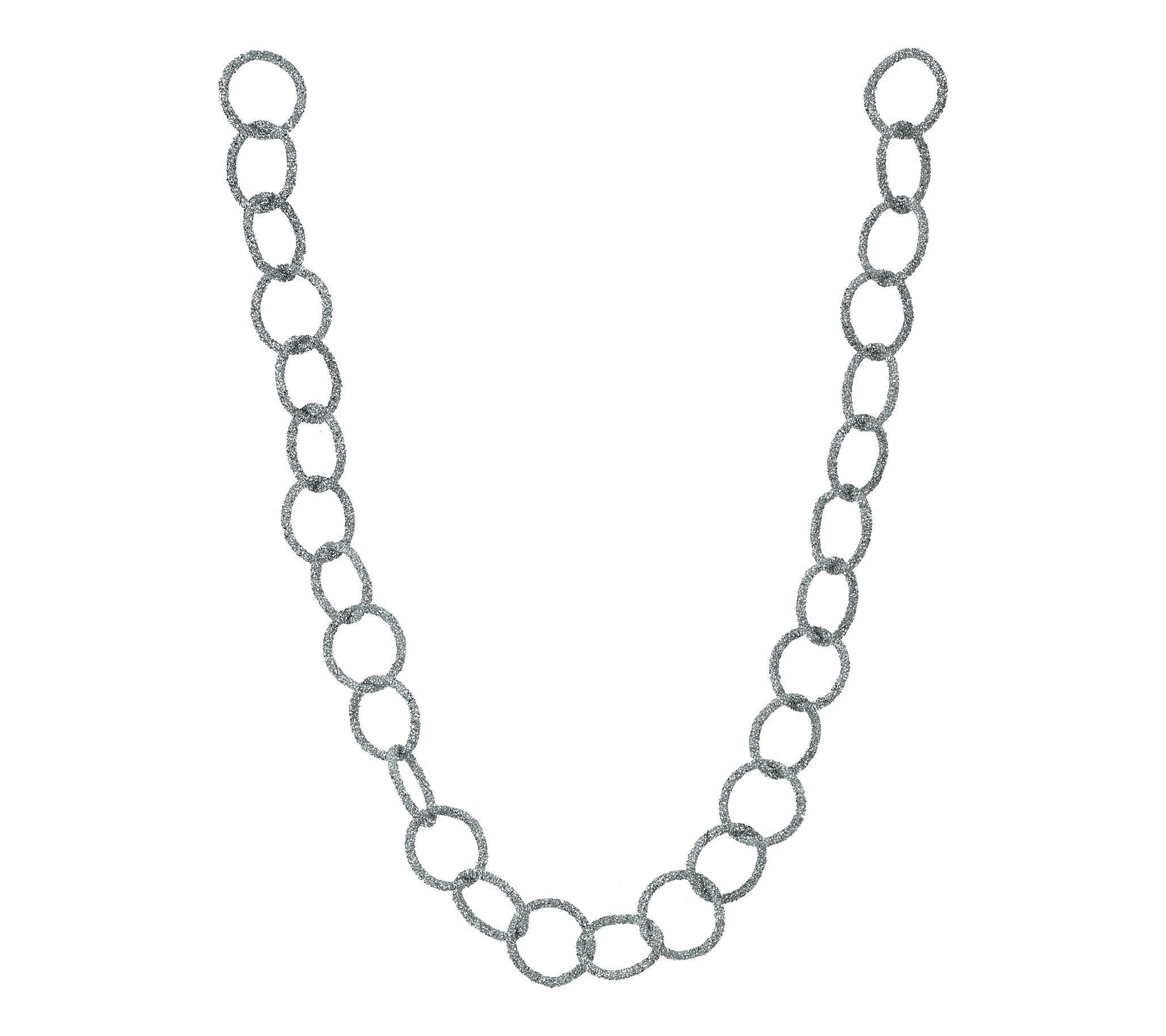 60" Metallic Loop Garland by Valerie