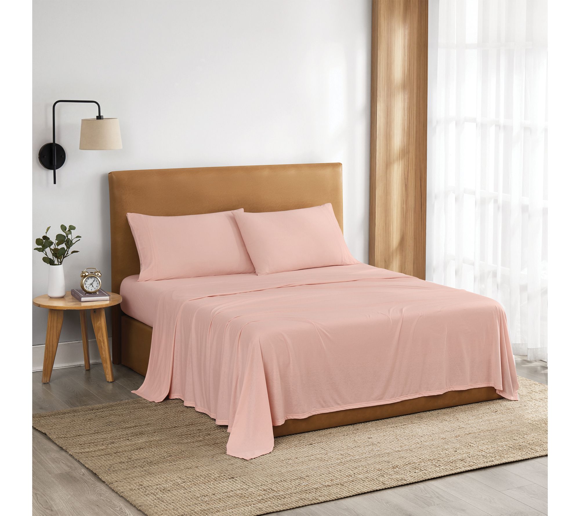 Truly Soft Jersey Knit 4 Piece Full Sheet Set