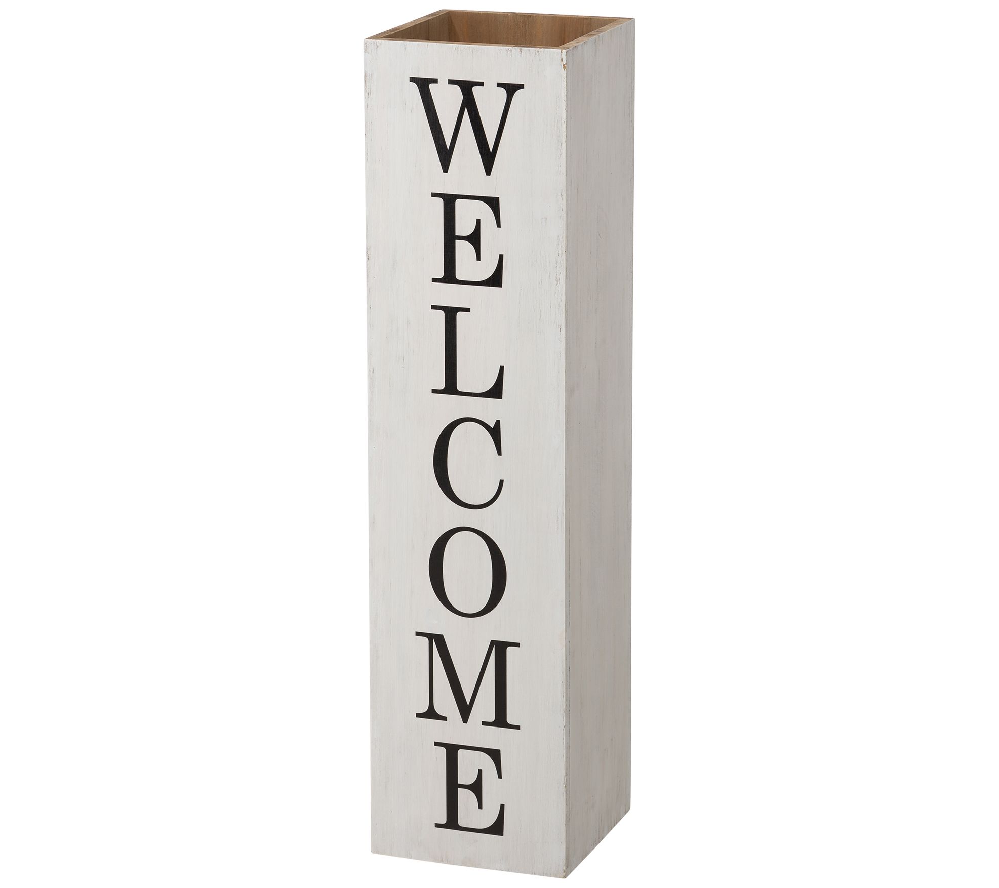 Glitzhome Reversible Open Top Welcome and Homeorch Sign