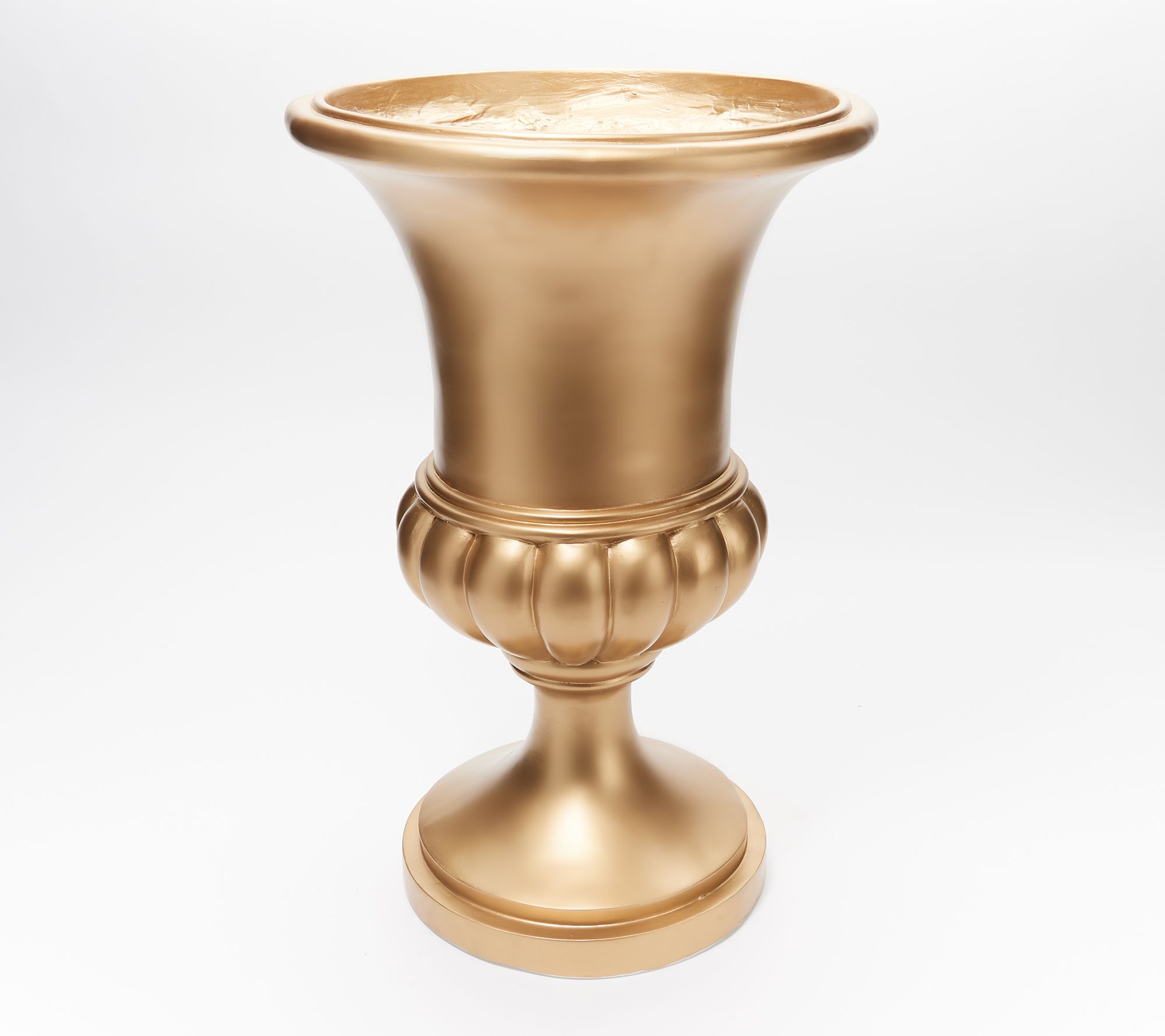 Simply Stunning Small Gold Urn by Janine Graff