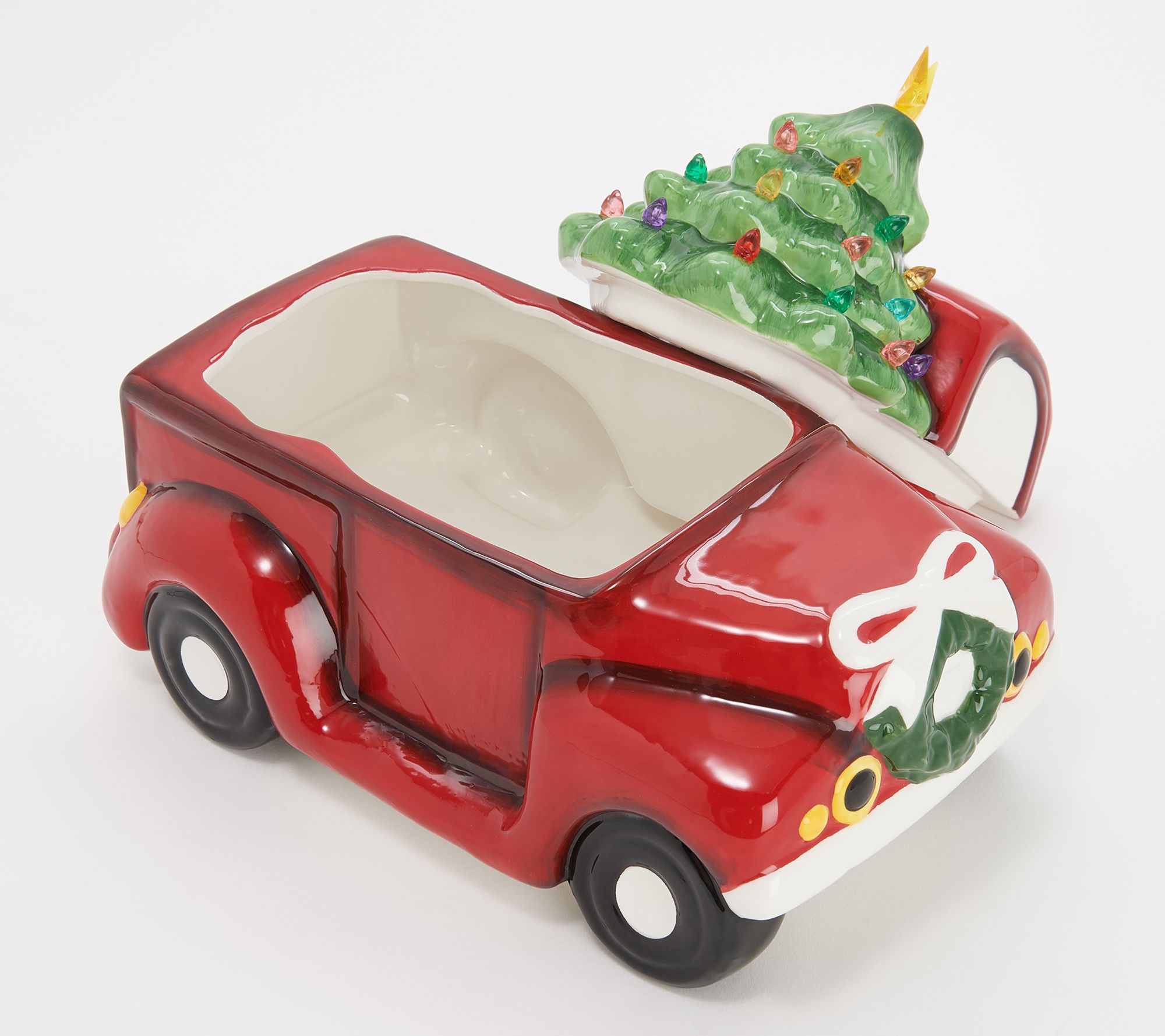 “As Is” Mr. Christmas Nostalgic Pick- Up Truck Cookie Jar - QVC.com