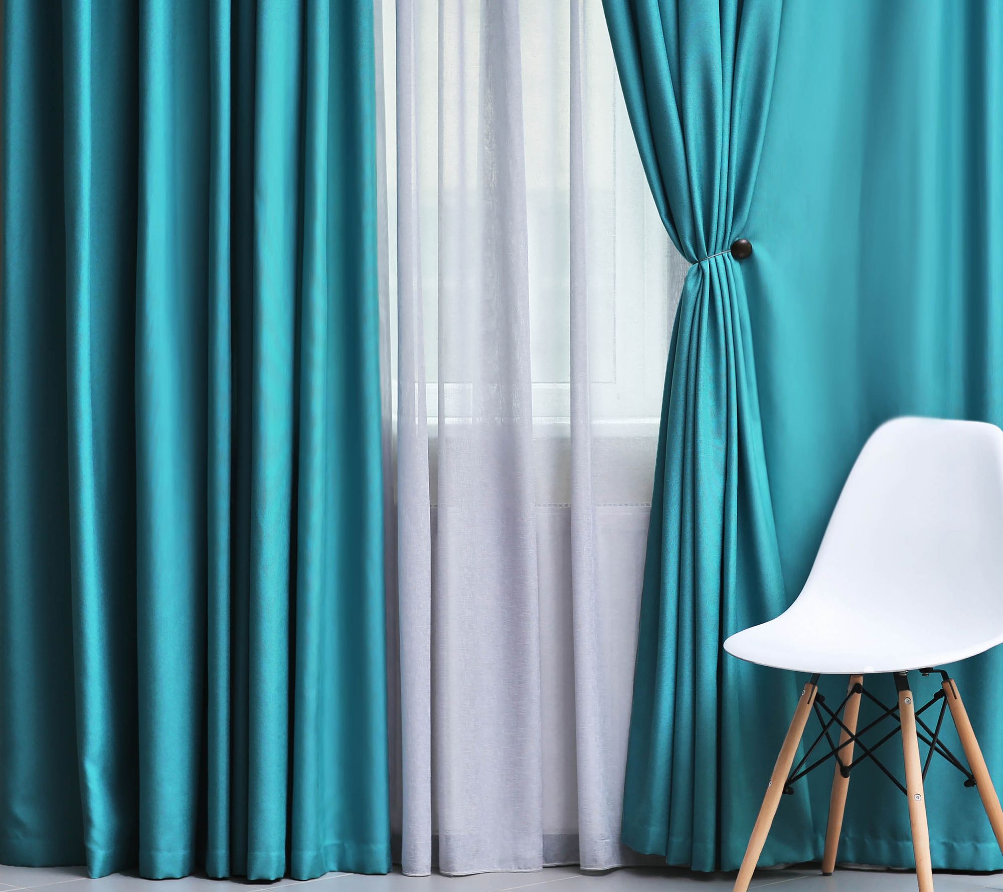 Superior Solid Insulated Blackout Grommet Curtains, 52" x 63"