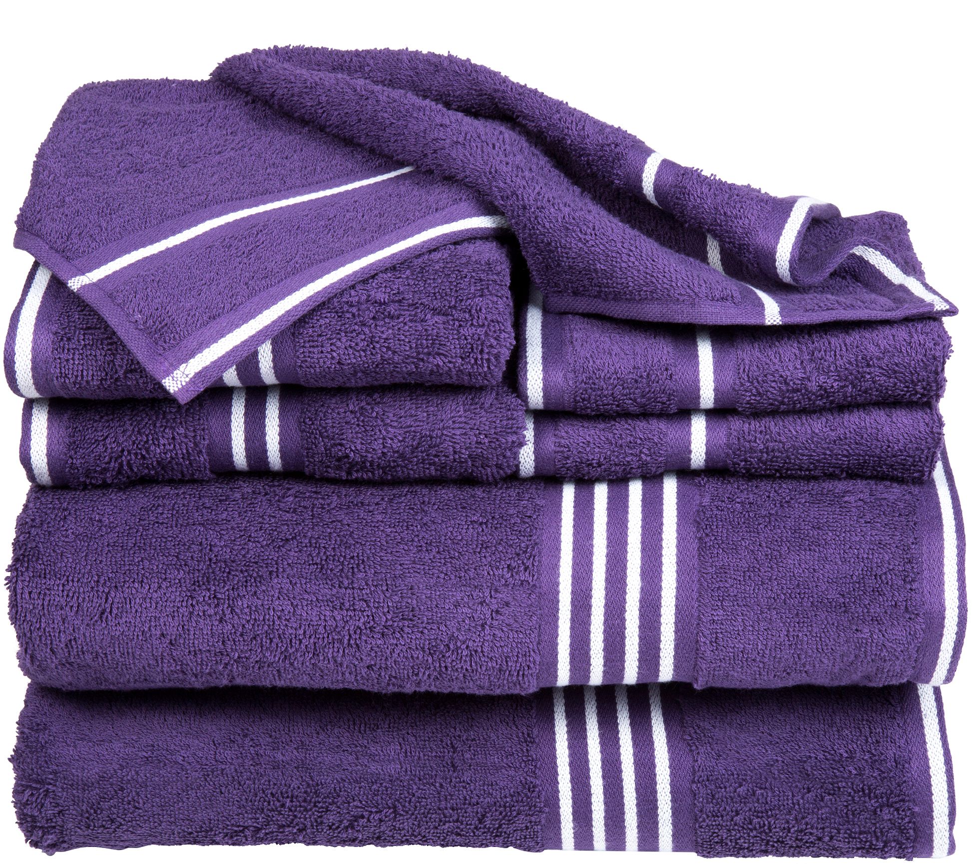 Lavish Home Rio 100% Cotton 8-Piece Towel Set