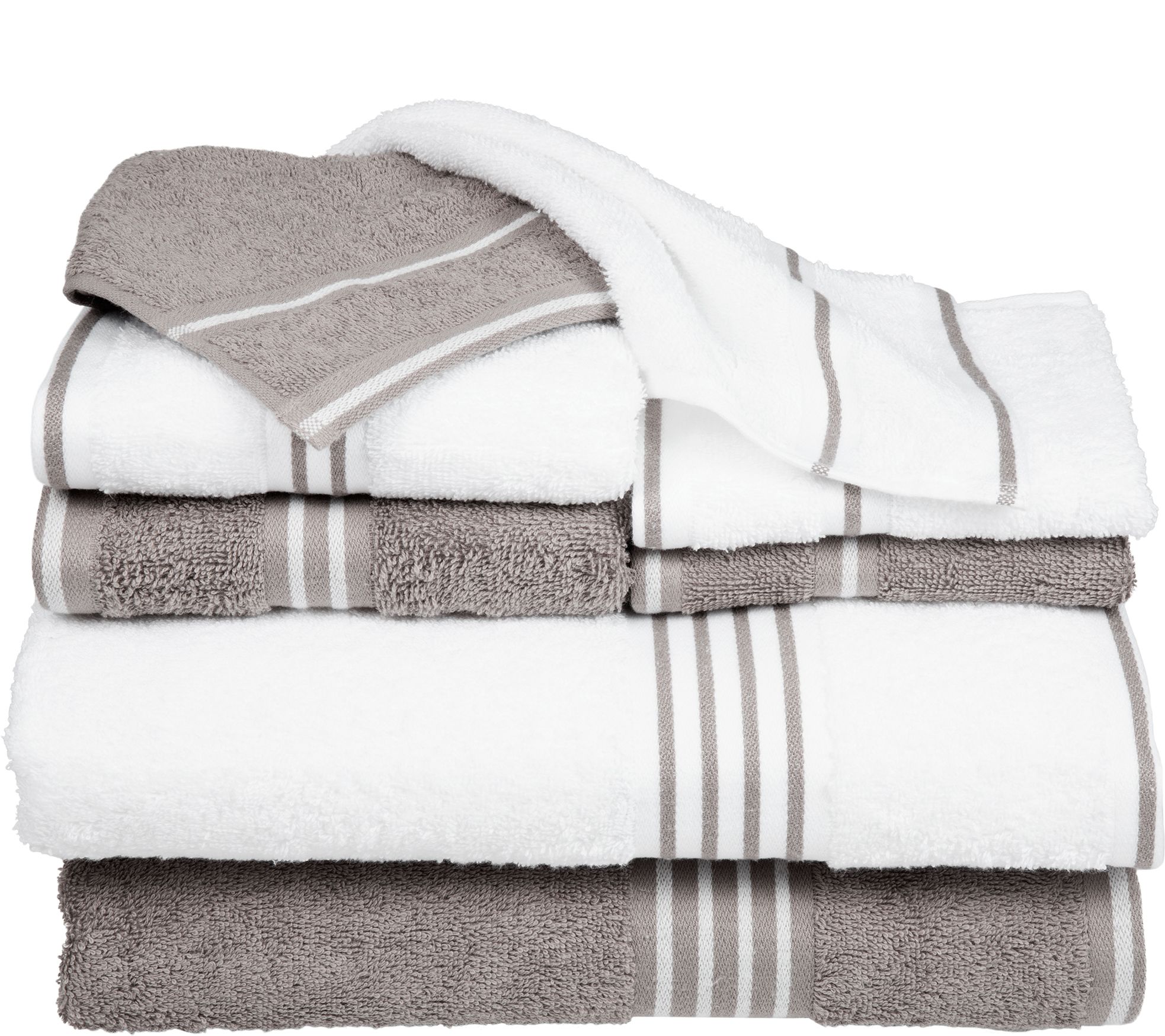 Lavish Home Rio 100% Cotton 8-Piece Towel Set