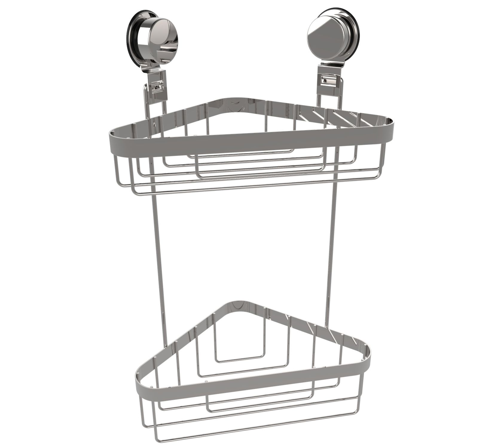 Lavish Home Wall Mounted 2Tier Corner Shower Caddy