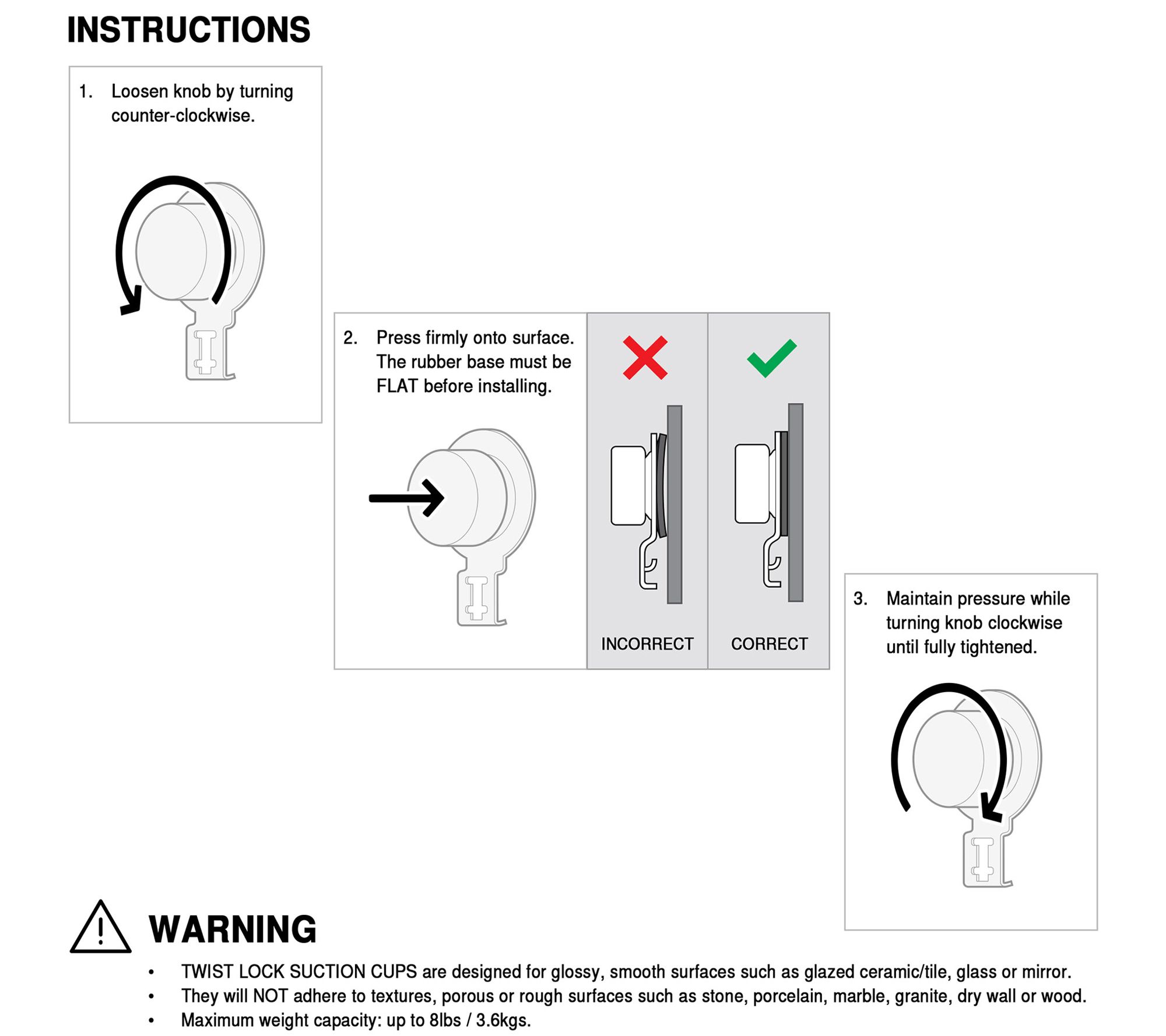 Lavish Home Wall Mounted 2Tier Corner Shower Caddy