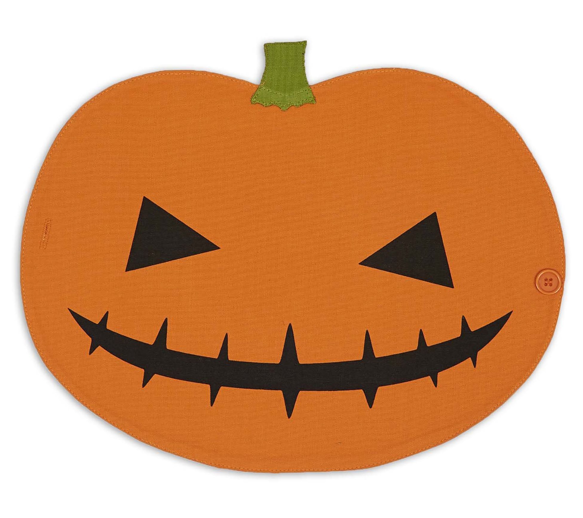 Design Imports Spooky Jack-O'-Lantern Table Runner/Placemat - QVC.com