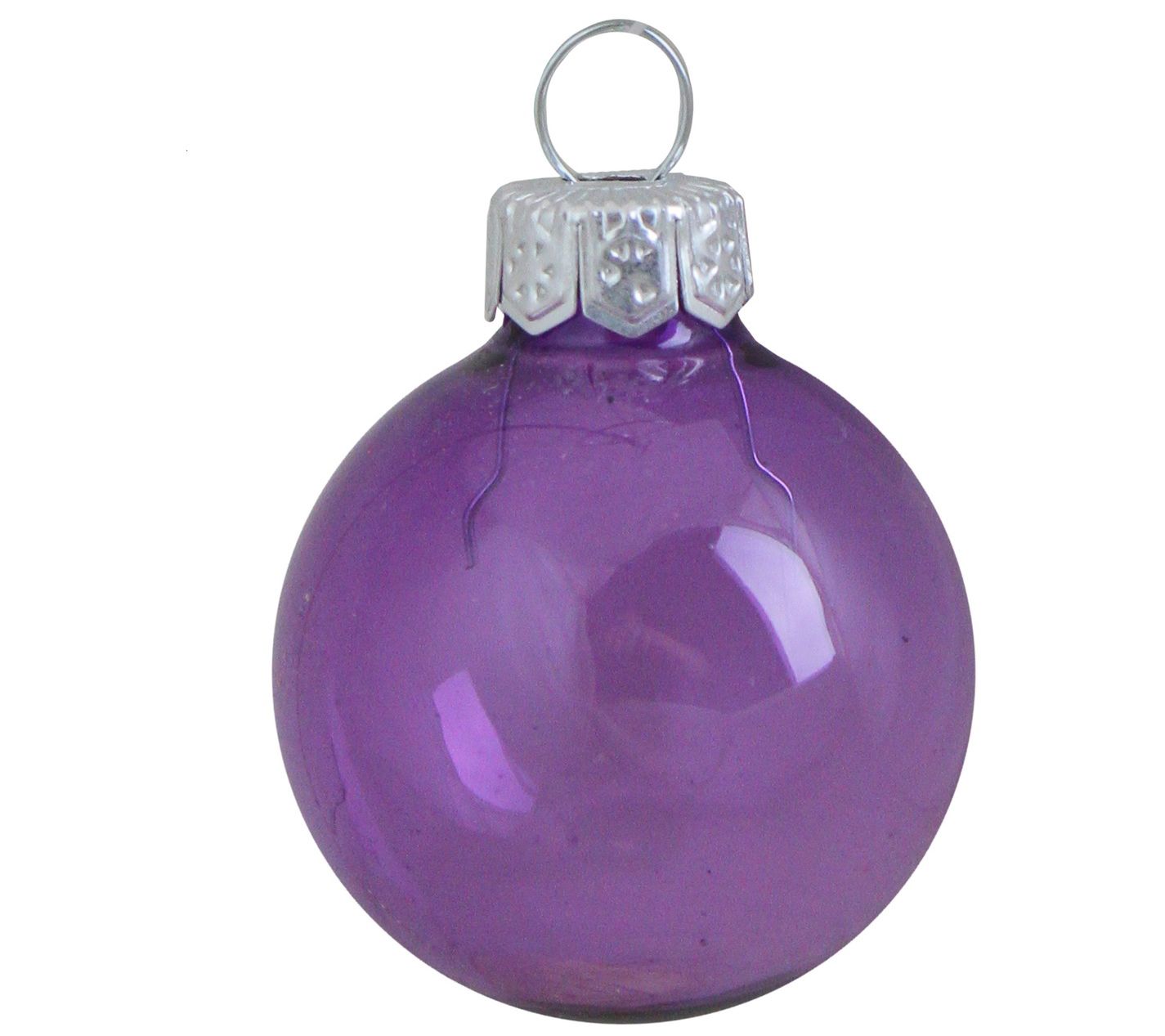 Whitehurst 4-Piece 4.75" Glass Ornament, ClearFinish