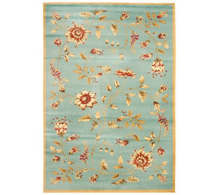 Lyndhurst Floral Swirl Power Loomed 4' x 6' Rug