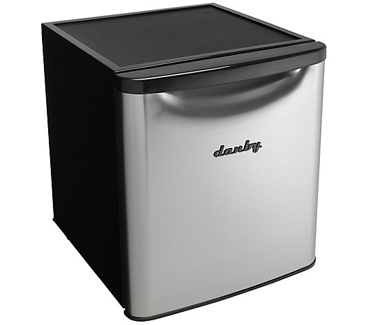 Danby 1.7 cu. Ft. Stainless Compact Fridge without Freezer
