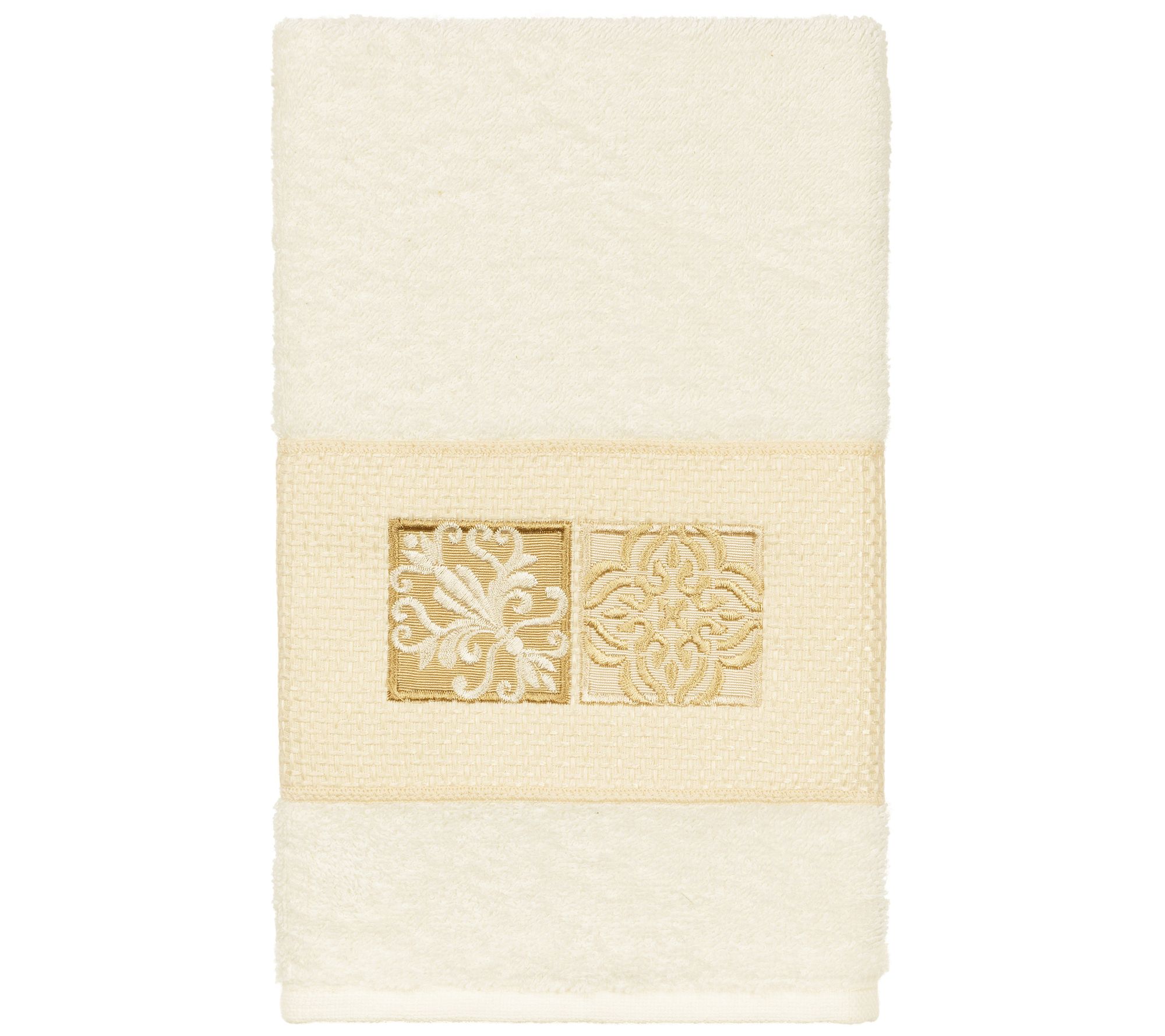 Linum Home Textiles Vivian Embellished Hand Towel