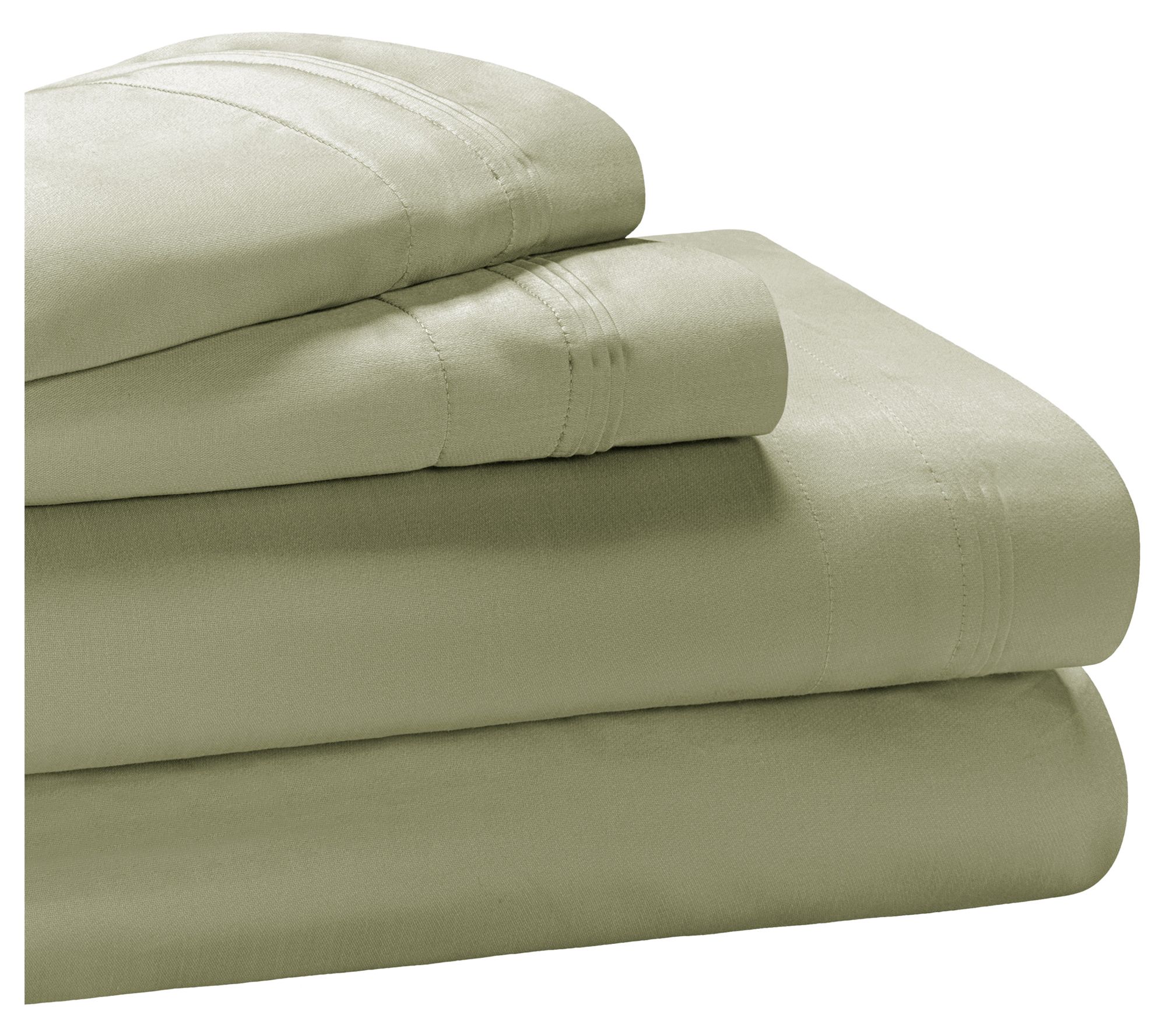 Superior 1000-TC Egyptian Cotton 4-Piece SheetSet Queen - QVC.com