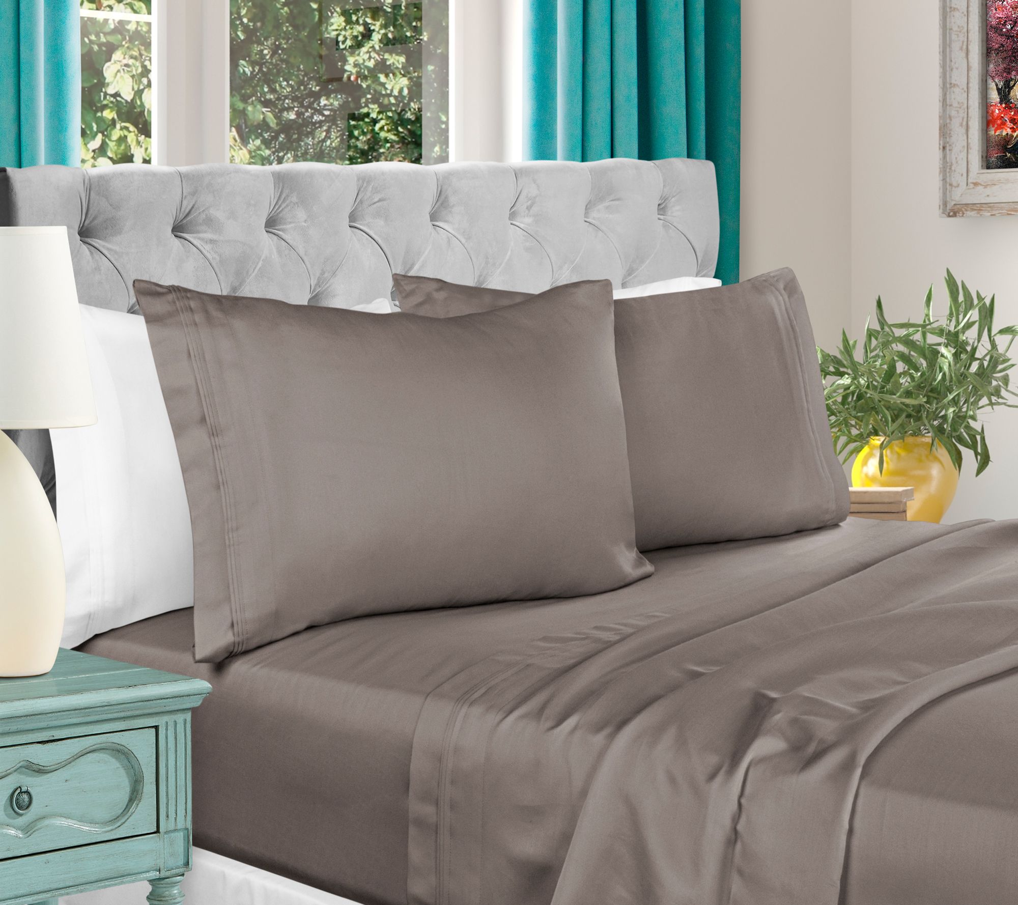 Superior 1000-TC Egyptian Cotton 4-Piece SheetSet Queen
