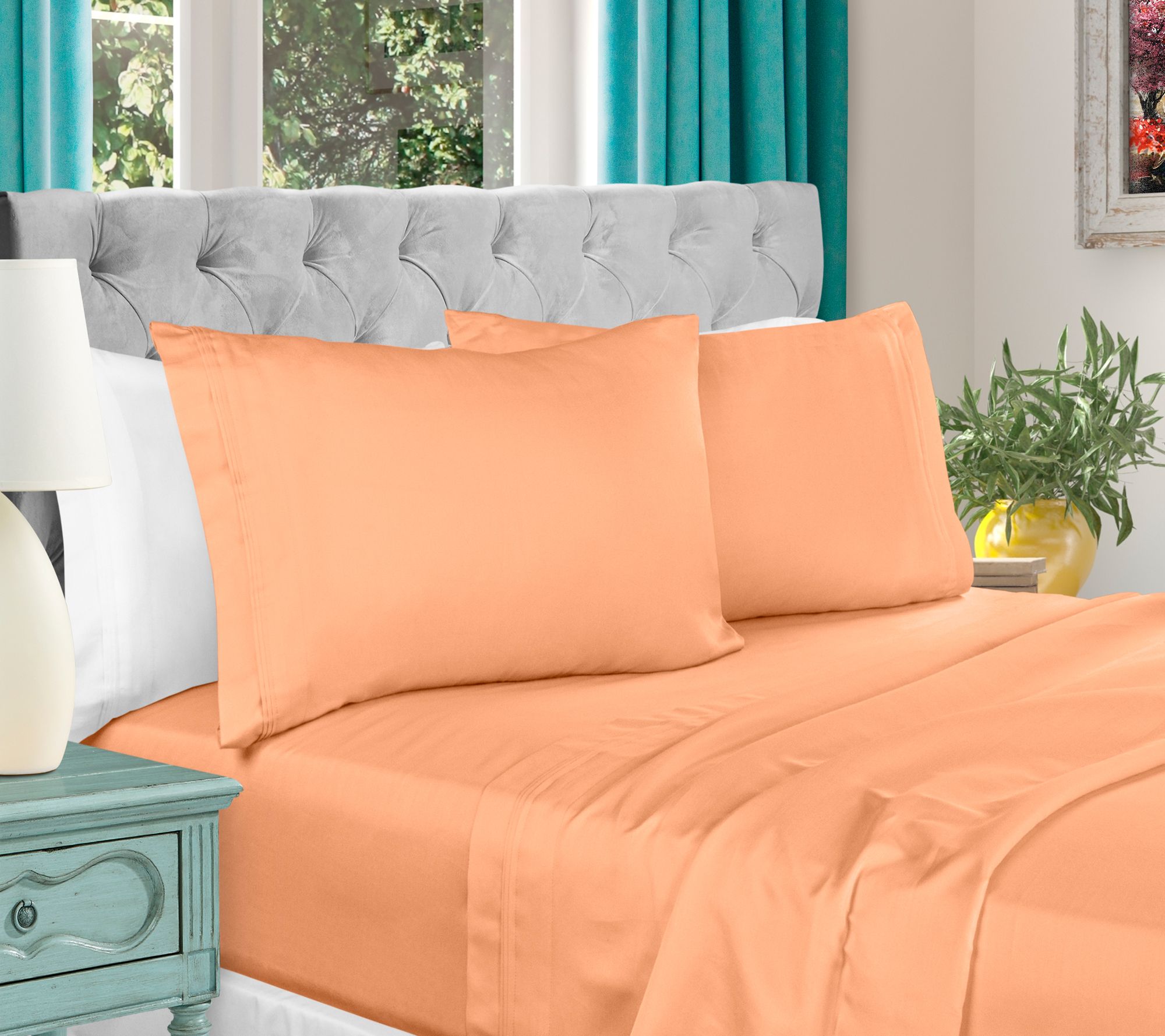 Superior 1000-TC Egyptian Cotton 4-Piece SheetSet Queen