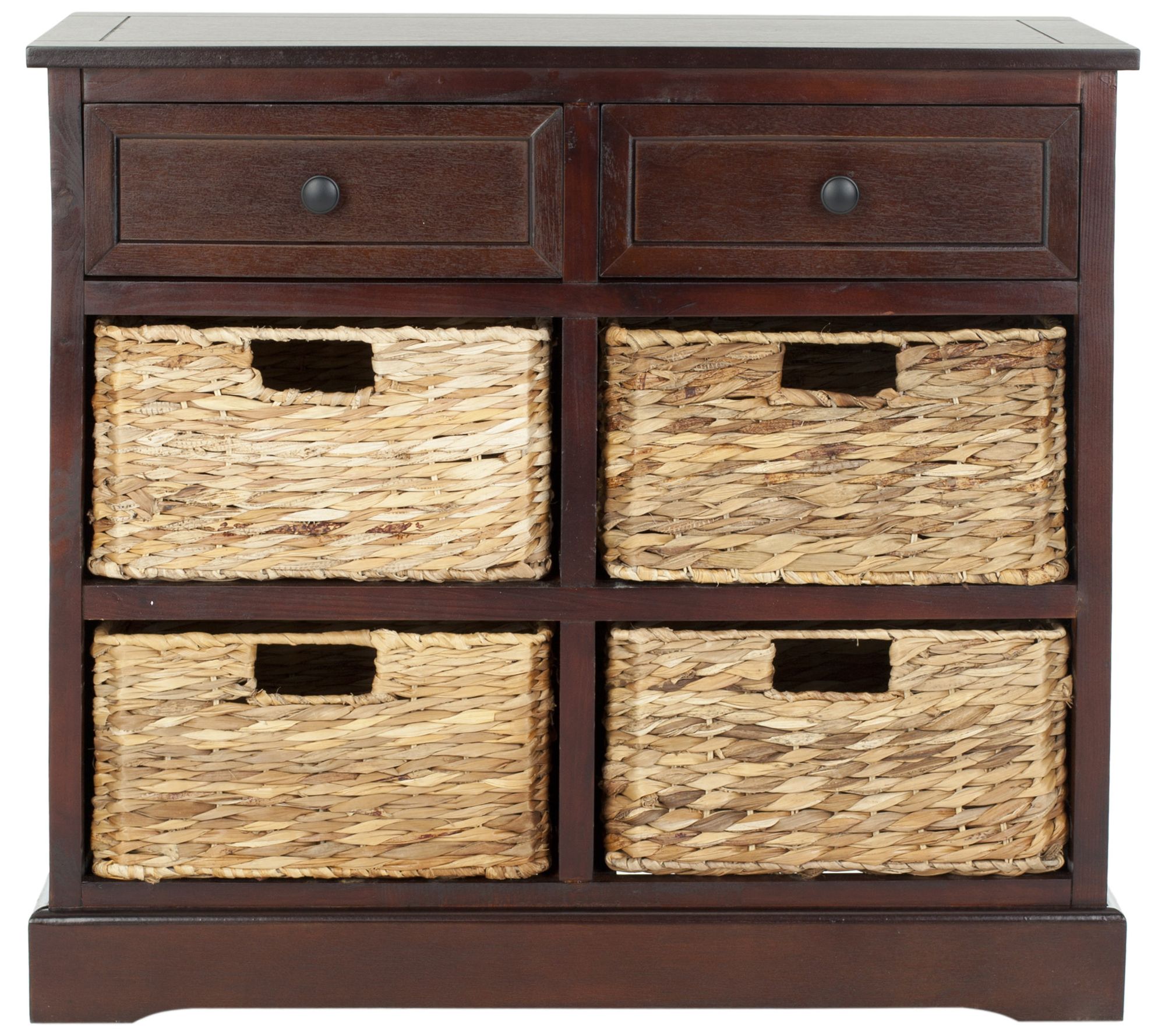 Safavieh Herman Storage Unit W/ Wicker Baskets