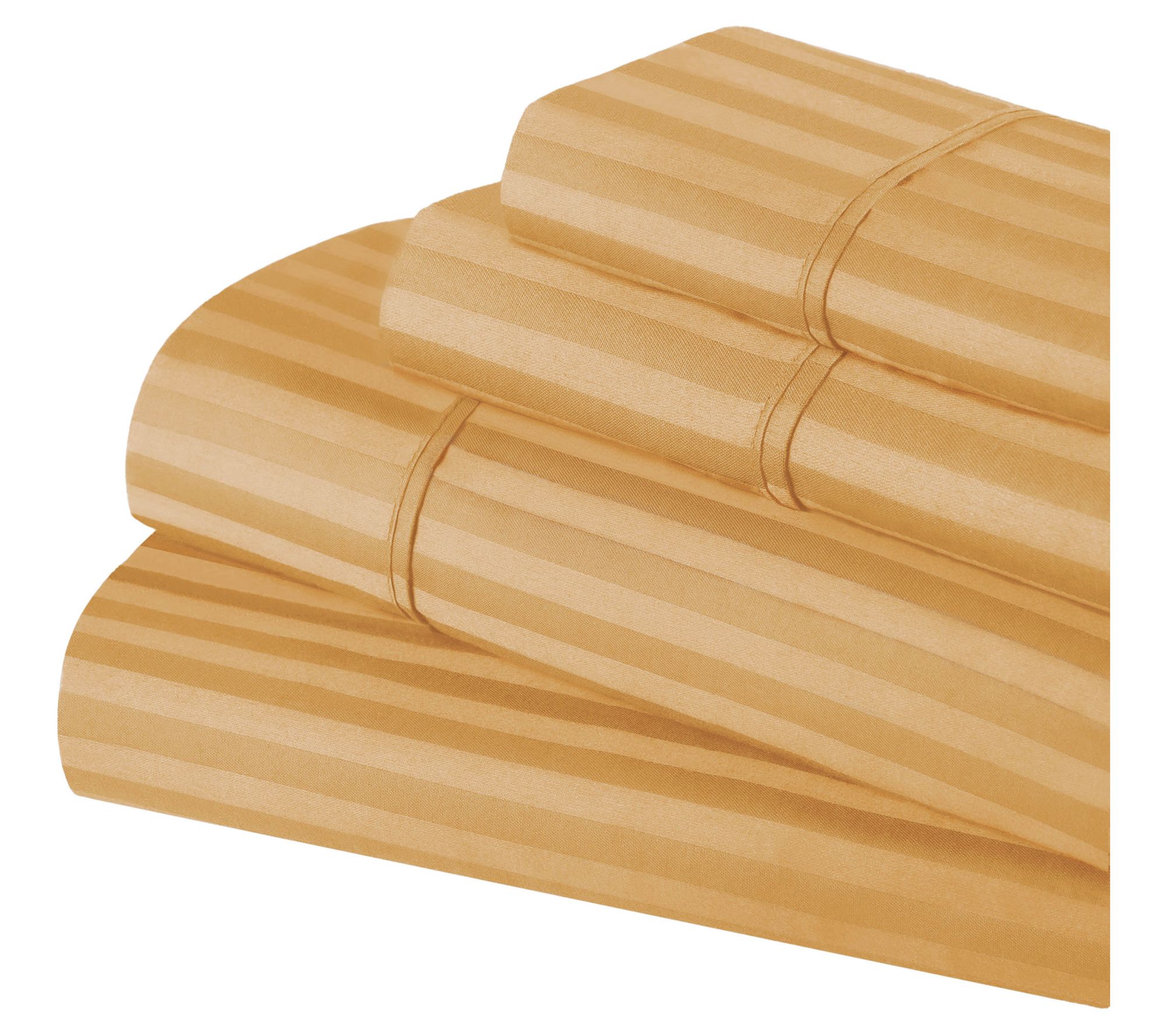 Superior Egyptian Cotton Stripe Deep Pocket Shet Set, Queen