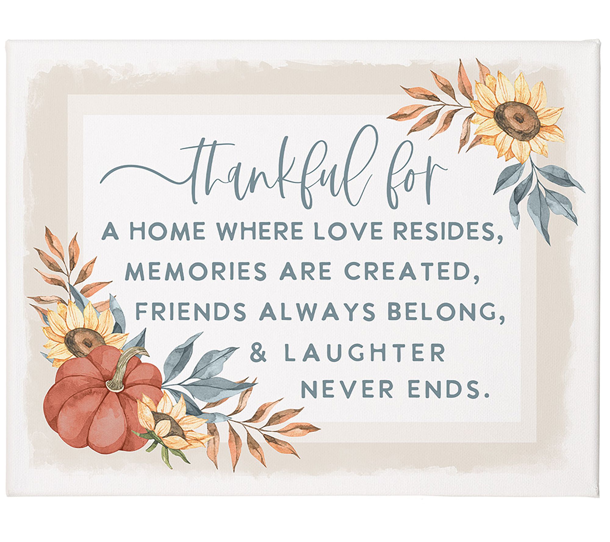 Sincere Surroundings 17" Sunflowers Wrapped Canas