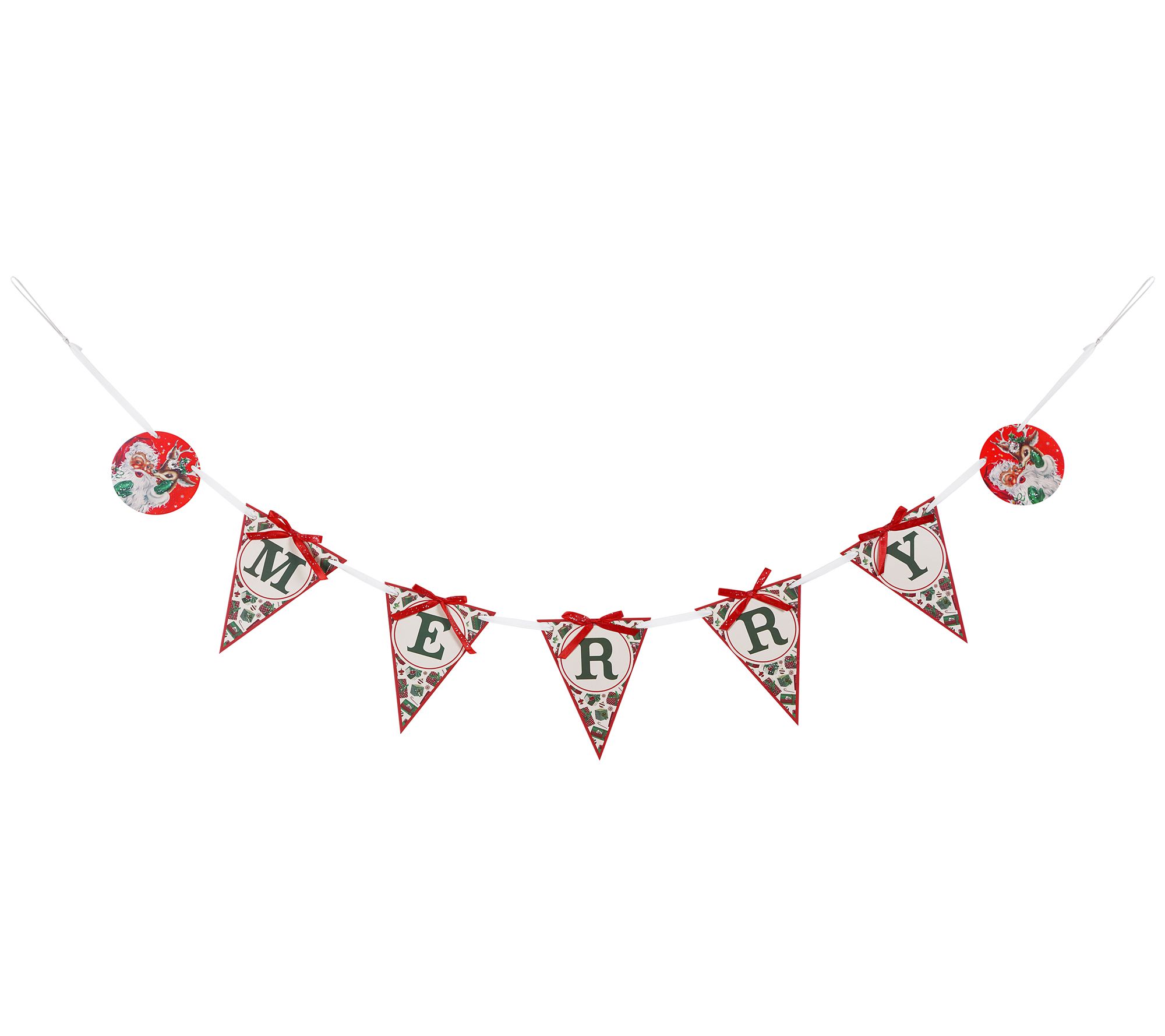 Mr. Christmas 72" Vintage Banner - Merry