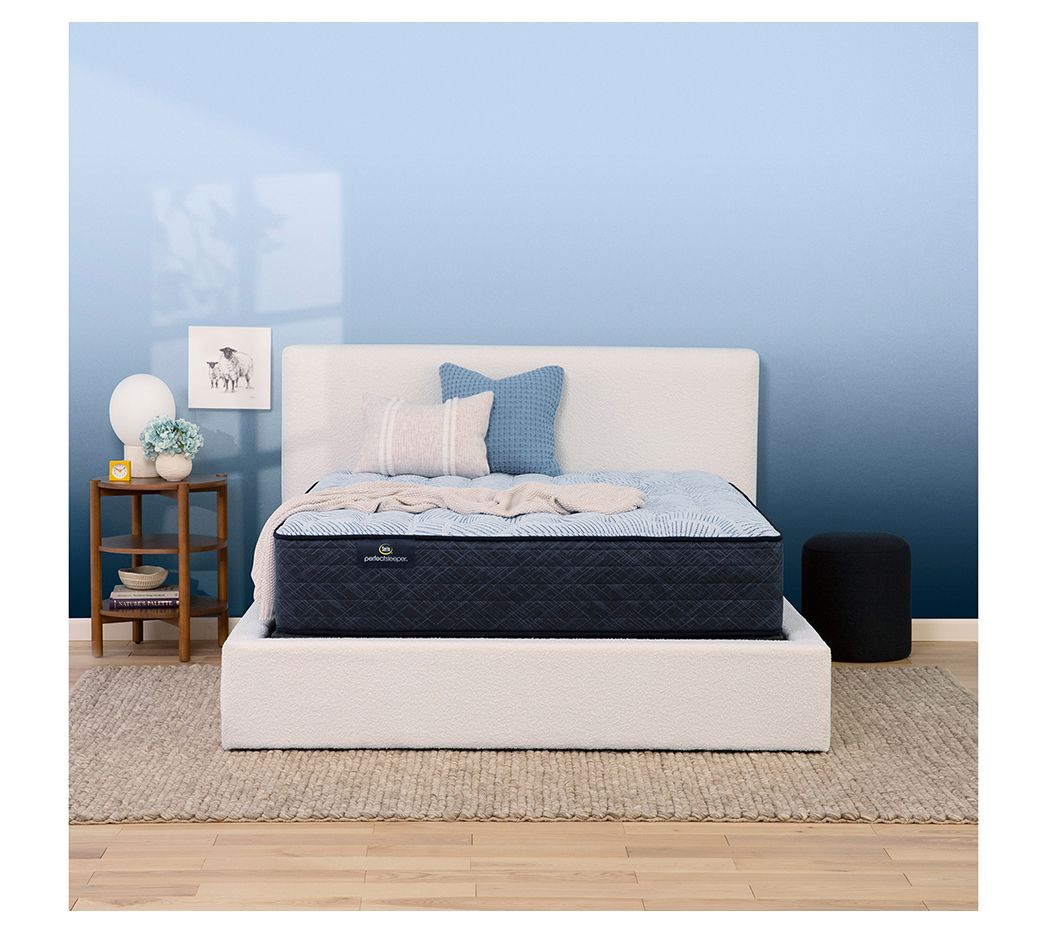 Serta Blue Lagoon Nights 13.5" Medium Mattress Set -Twin