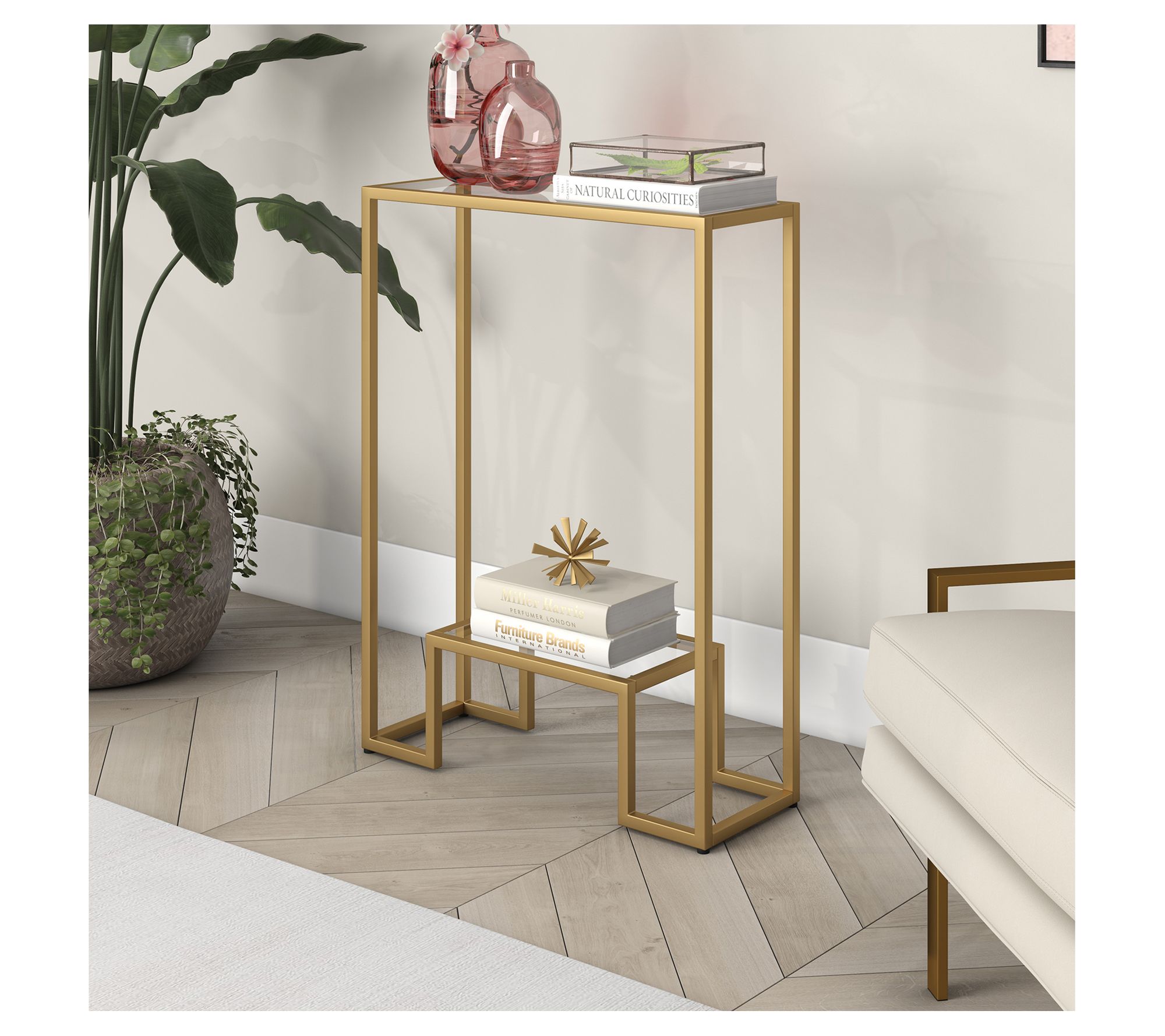 Hudson & Canal Athena 22" Wide Rectangular Console Table