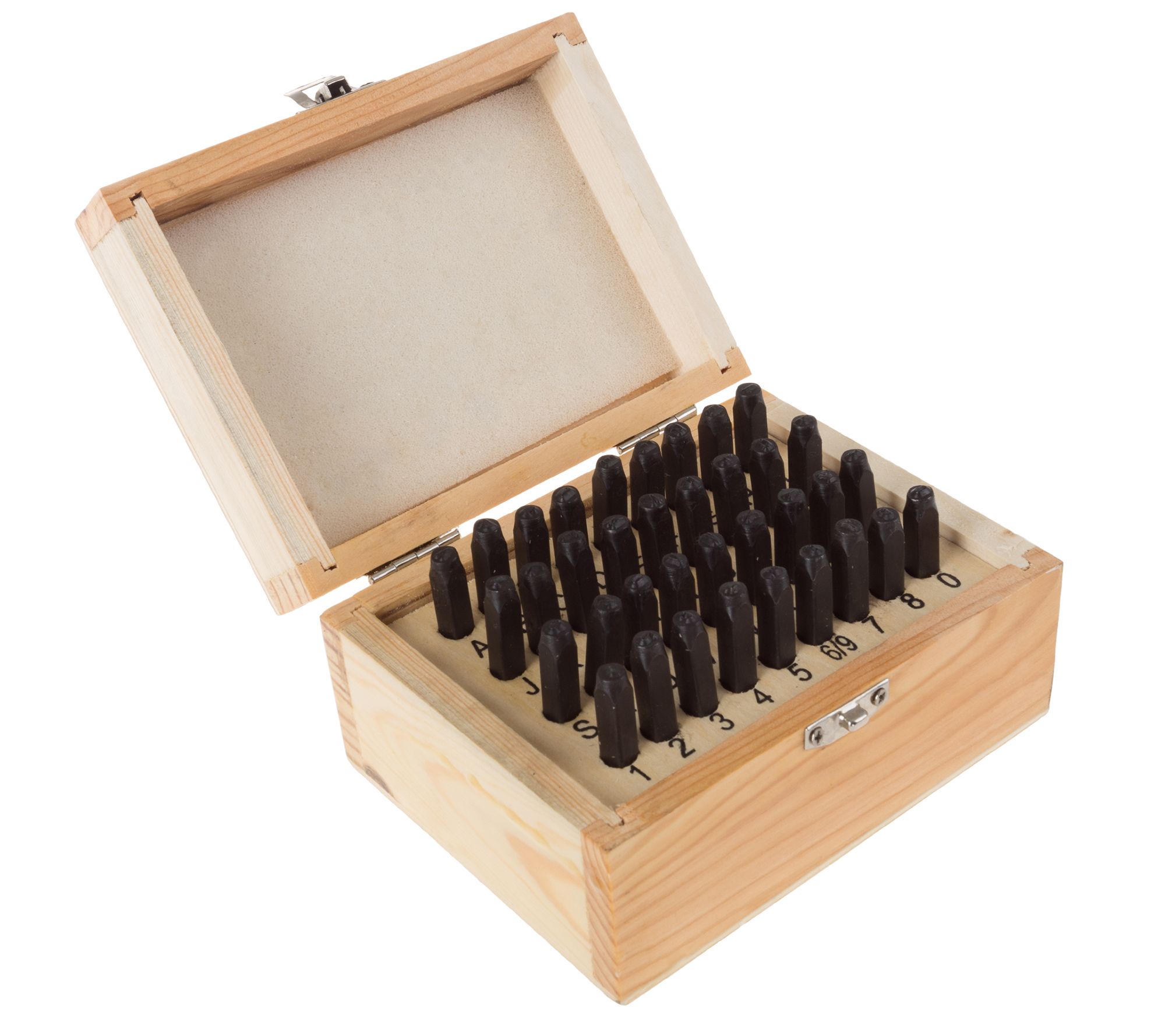 Stalwart Letter and Number Steel Stamp Set 36-PC