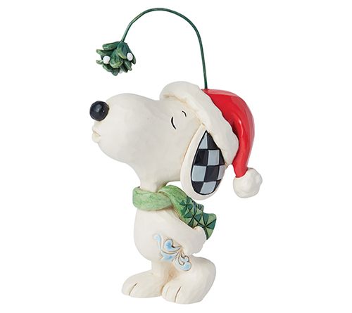 Peanuts by Jim Shore Snoopy Mistletoe Mini