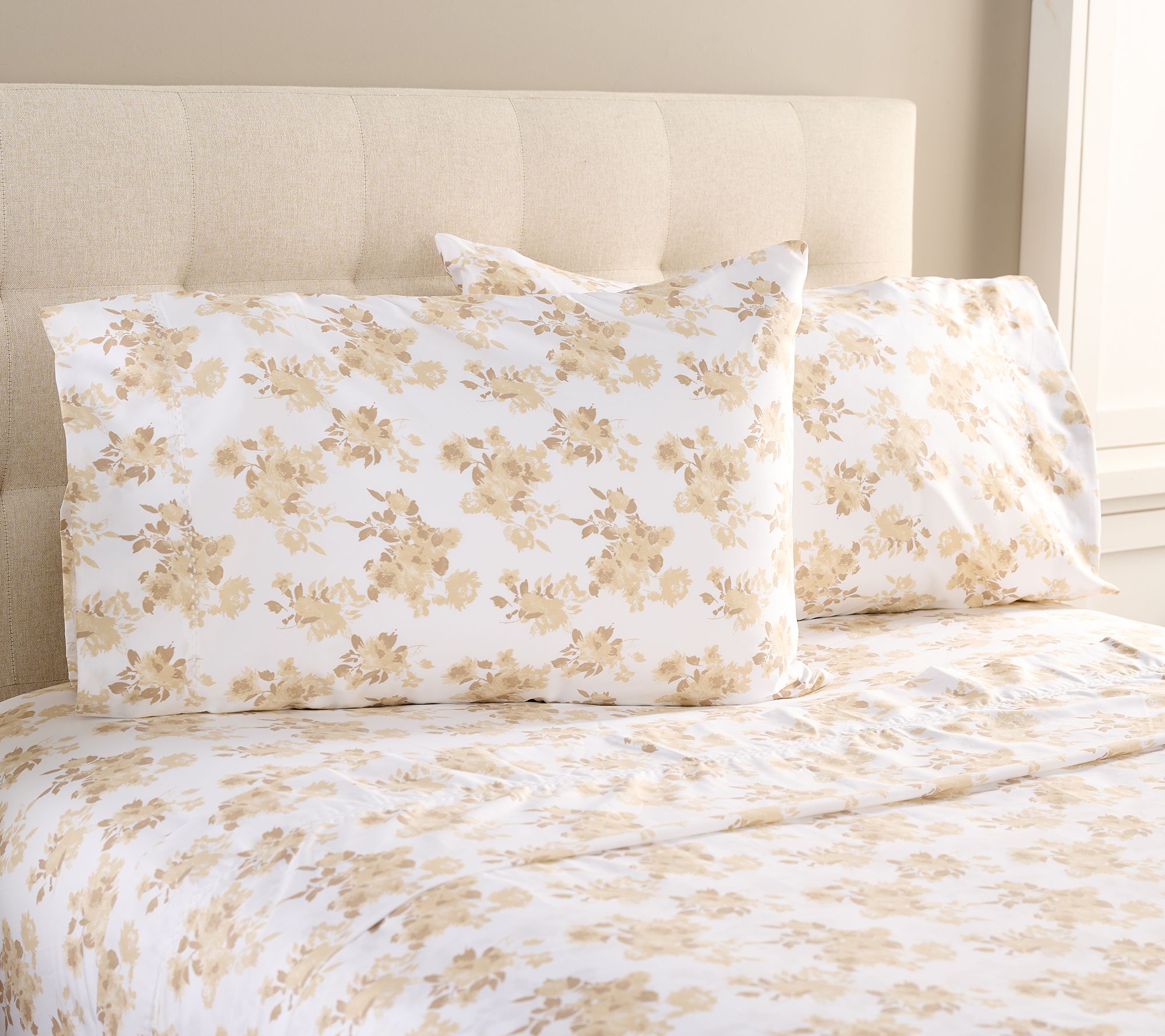 Northern Nights 400TC Cotton Sateen Collagen Sheet Set - Cal King