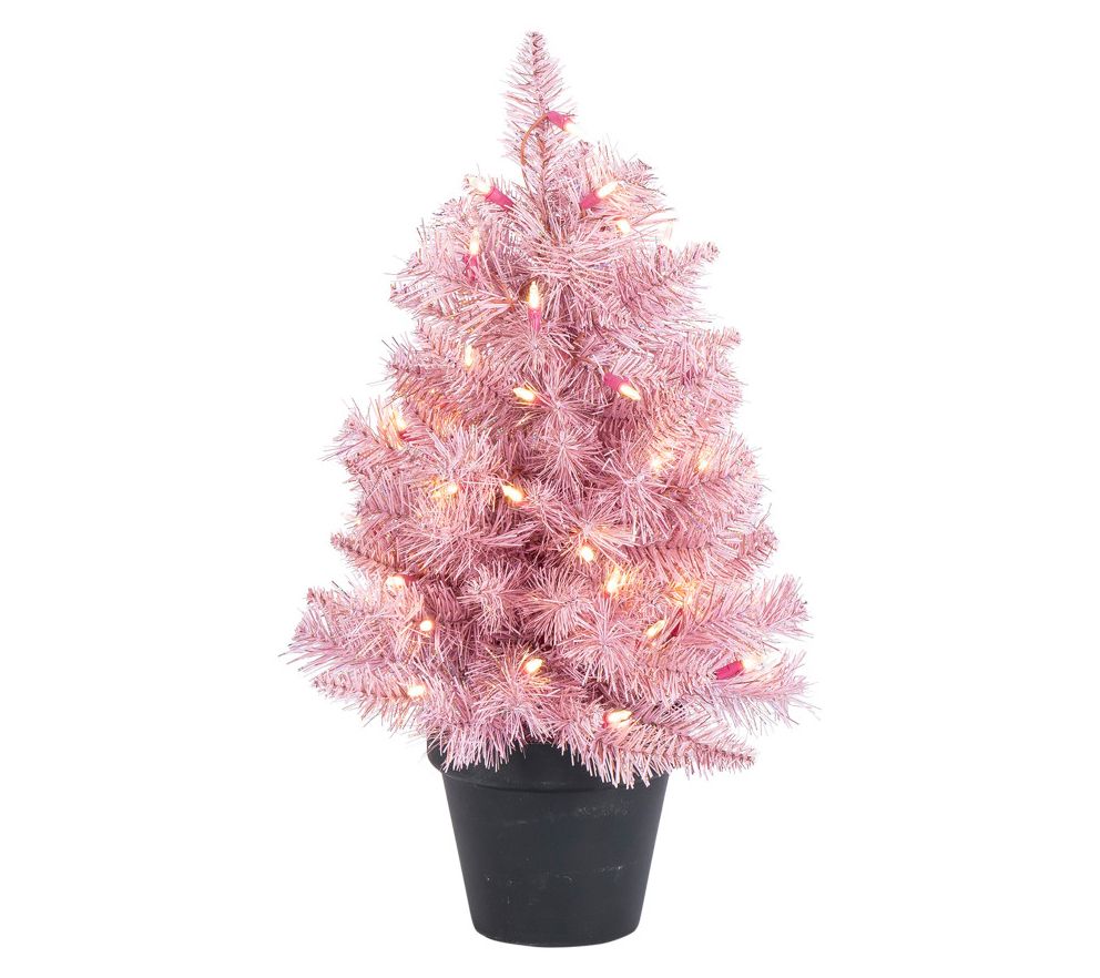 Charming 24 in Pink Artificial Tree by Sterling