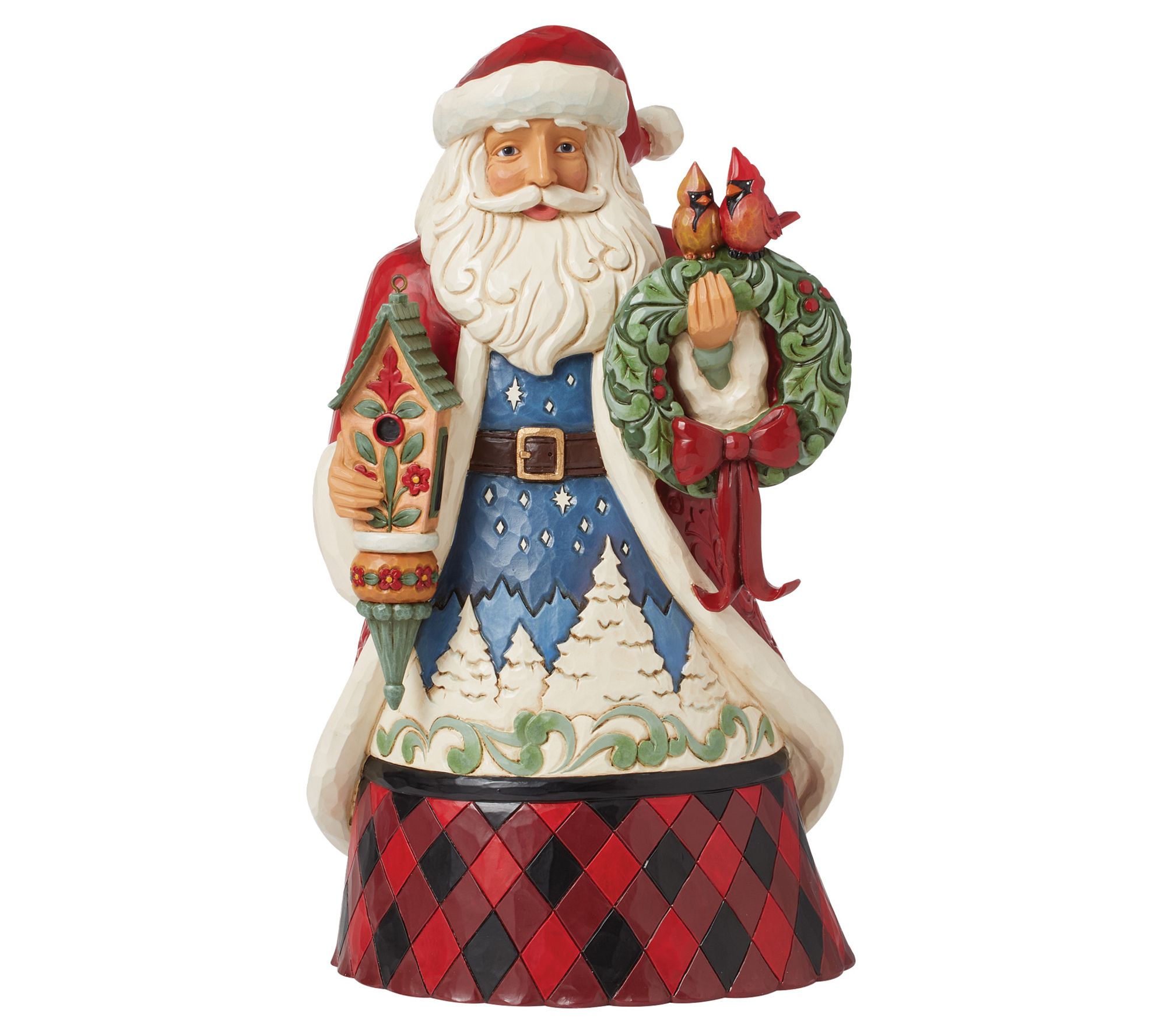 Jim Shore Highland Glen Santa Bird Fig