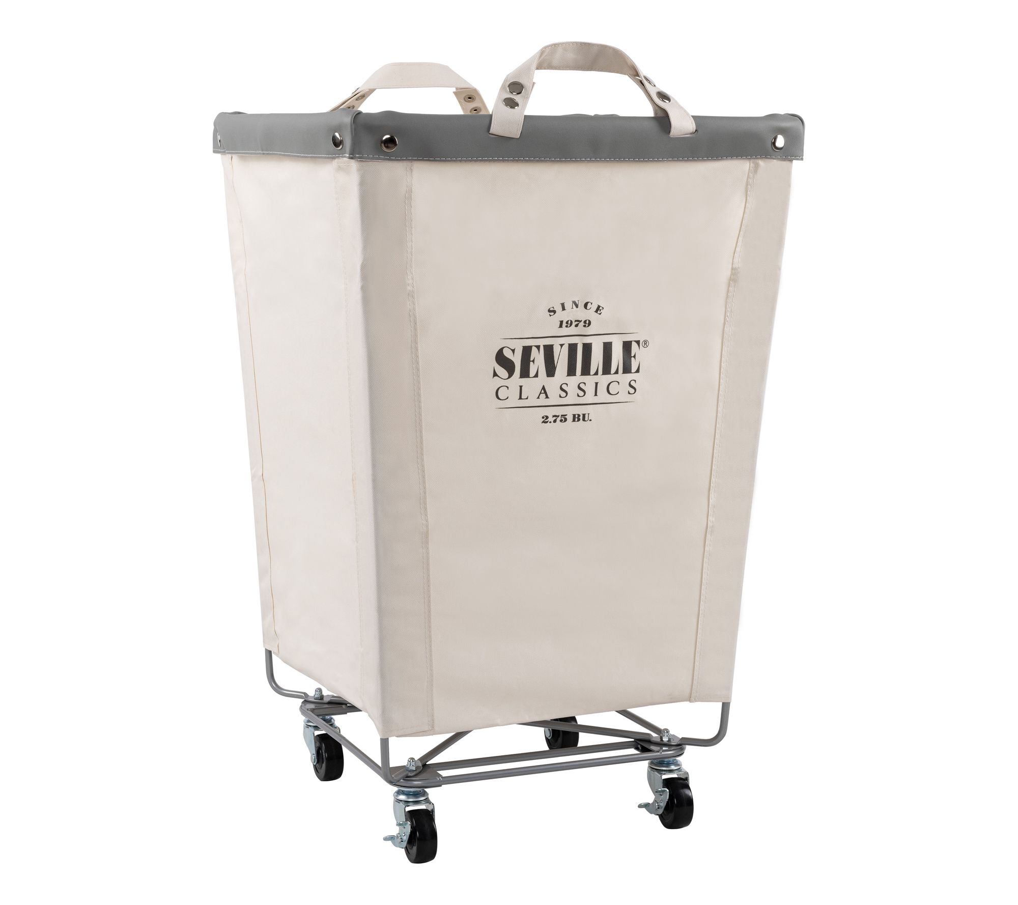 Seville Classics Laundry Hamper, 18.25" D x 18. 25" W x 27.5" H