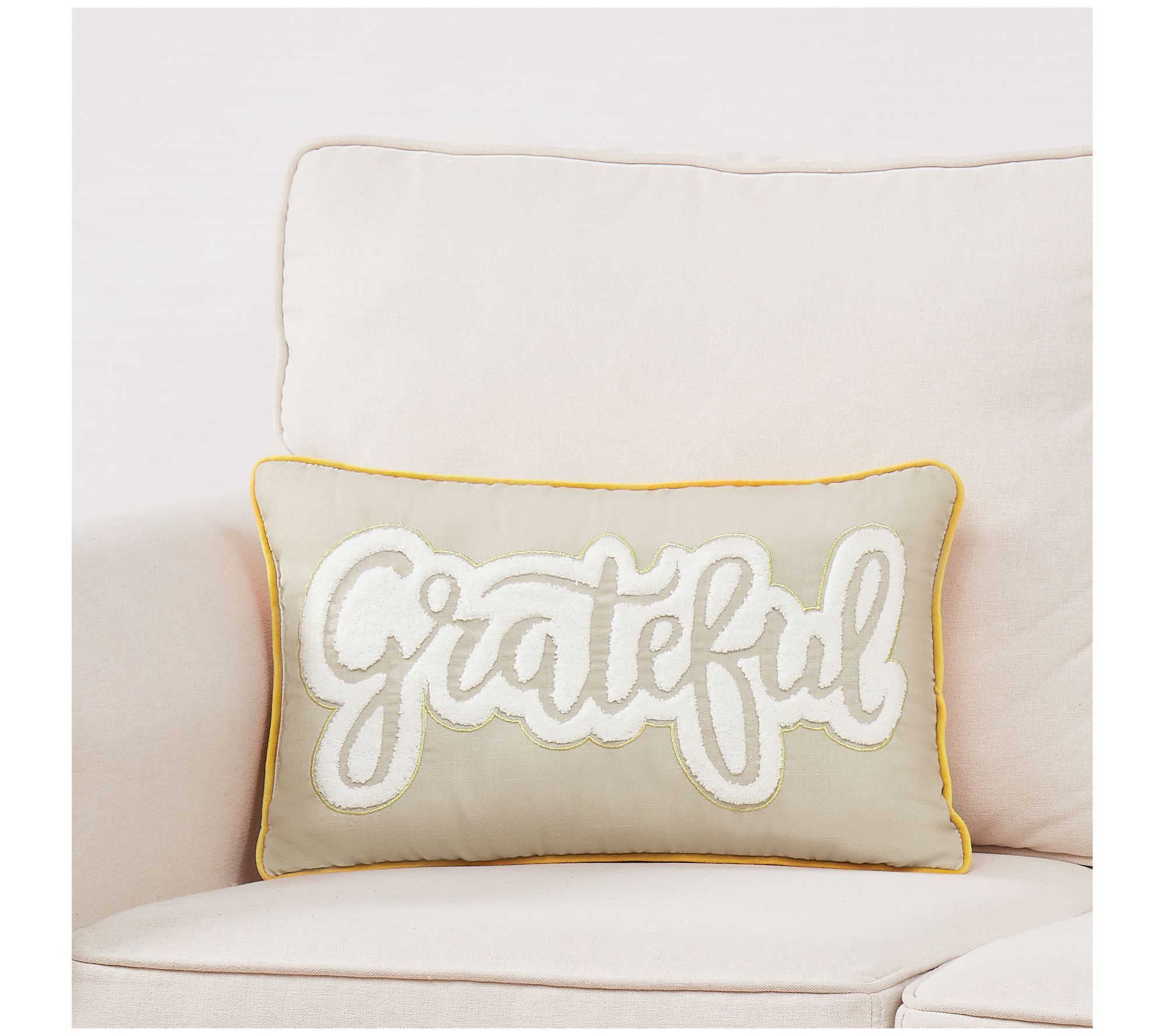 Truly Soft Grateful 12x20 Decorative Pillow