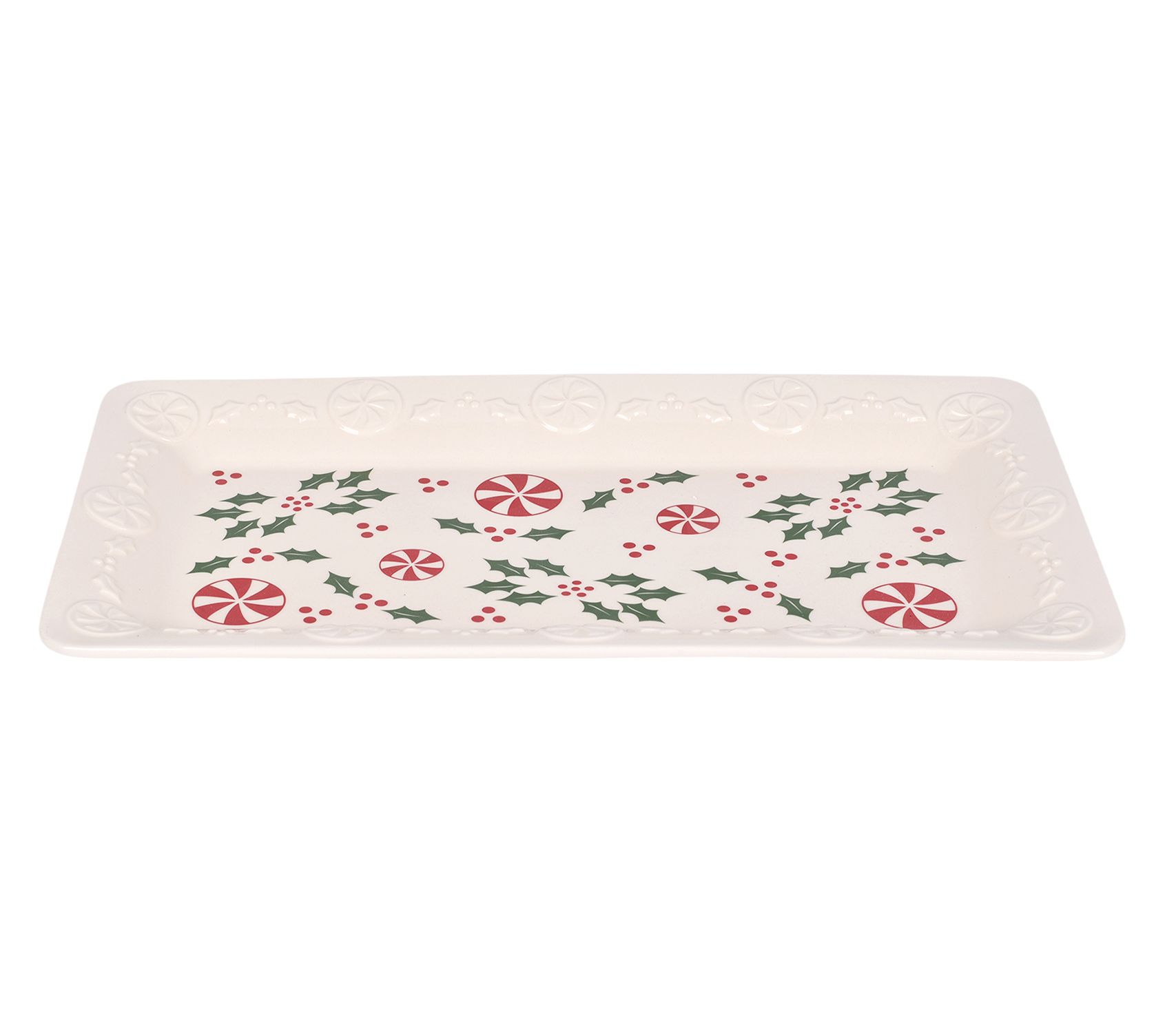 Temp-tations Seasonal 16" Platter with Embossed Rim