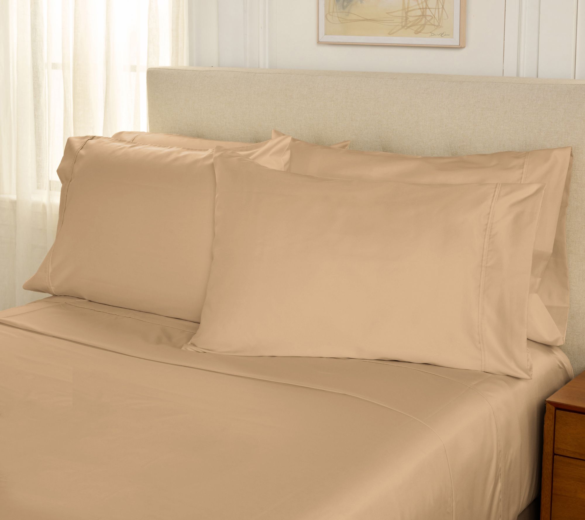 Home Reflection 1200TC Cotton Blend Sheet Set with Extra Cases