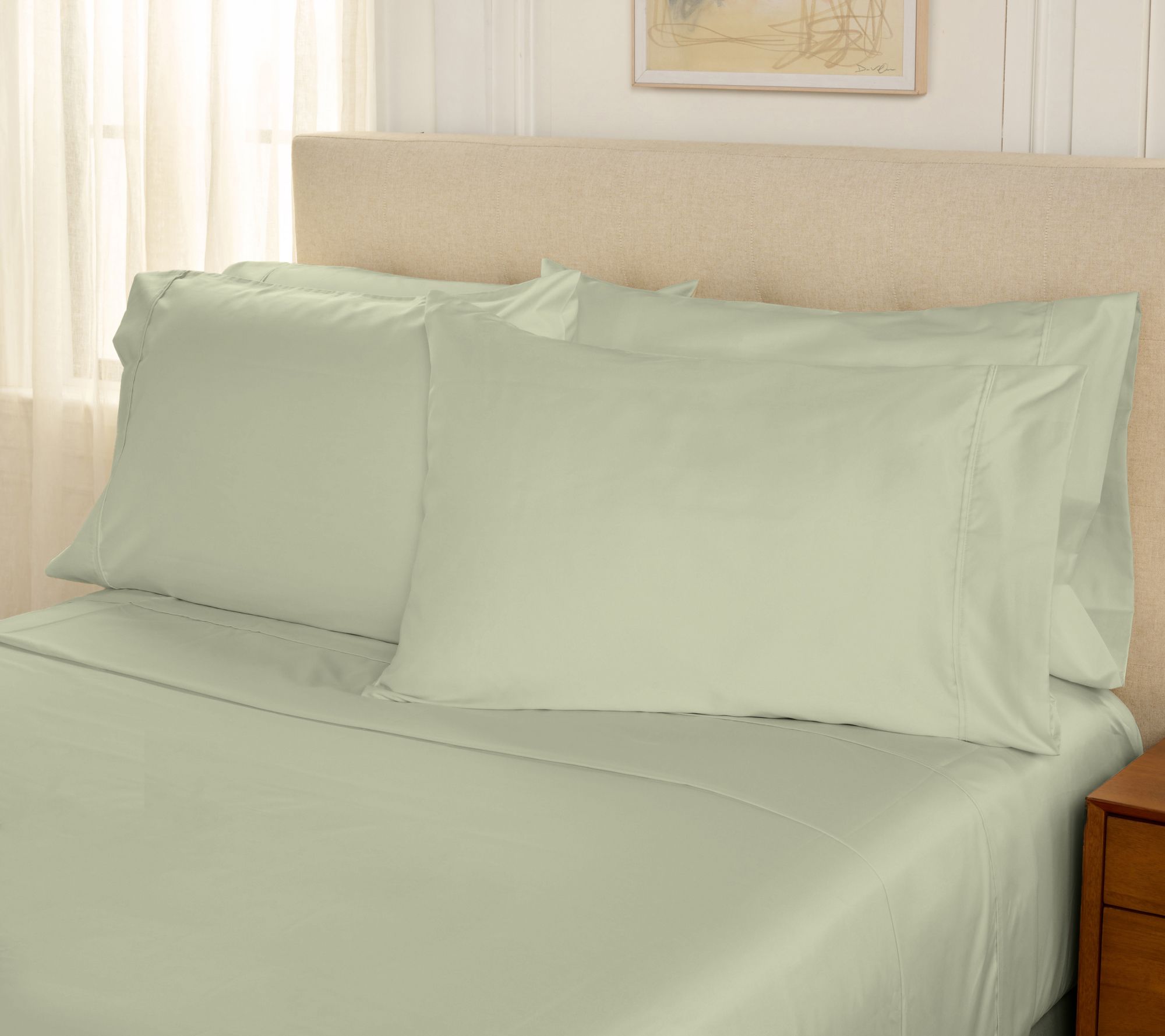 Home Reflection 1200TC Cotton Blend Sheet Set with Extra Cases