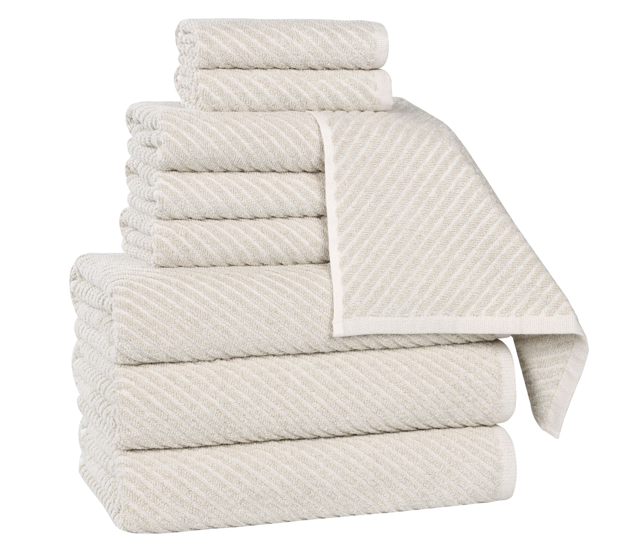 Superior Amelia Cotton Blend 9 Piece Towel Set