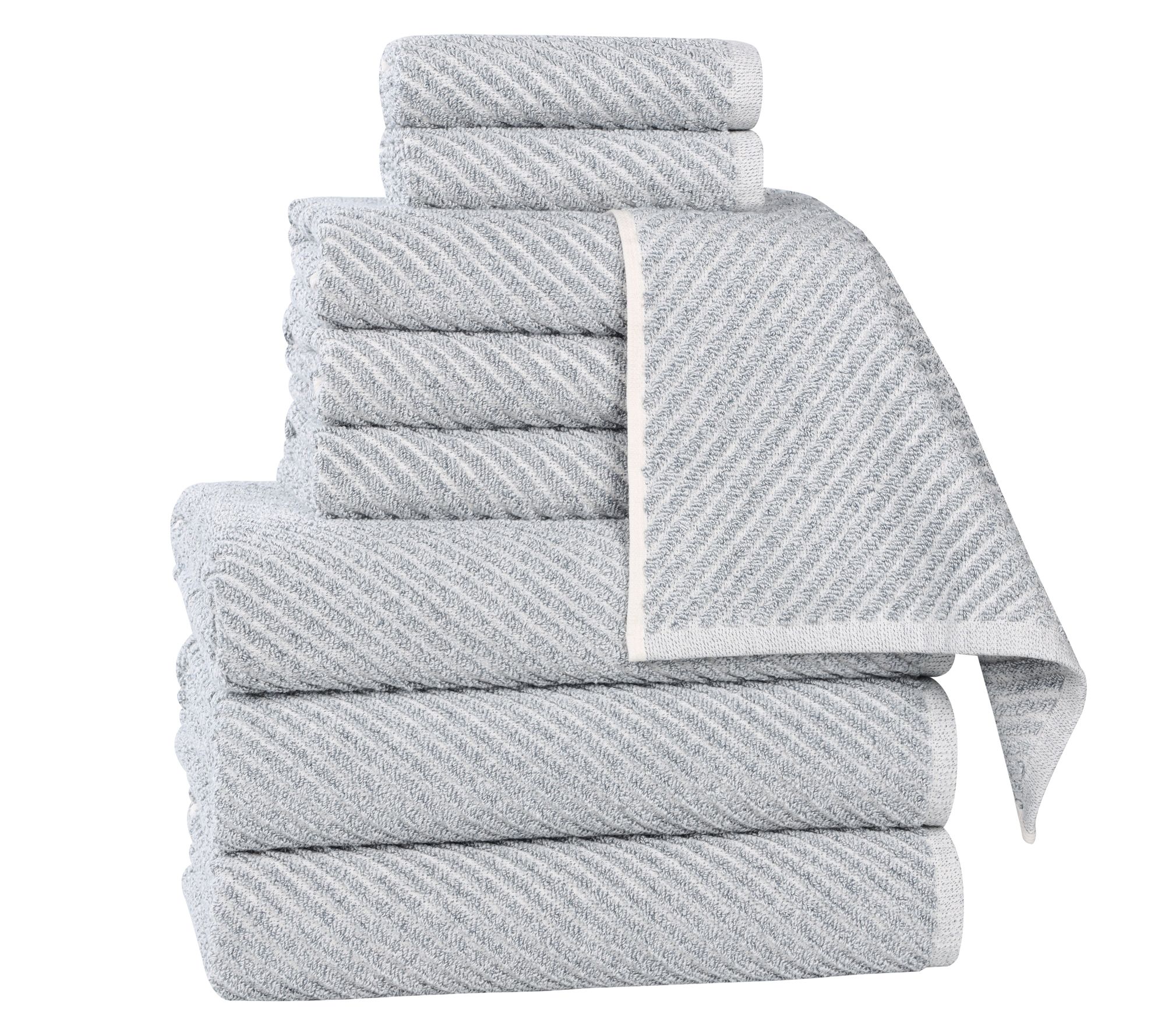 Superior Amelia Cotton Blend 9 Piece Towel Set