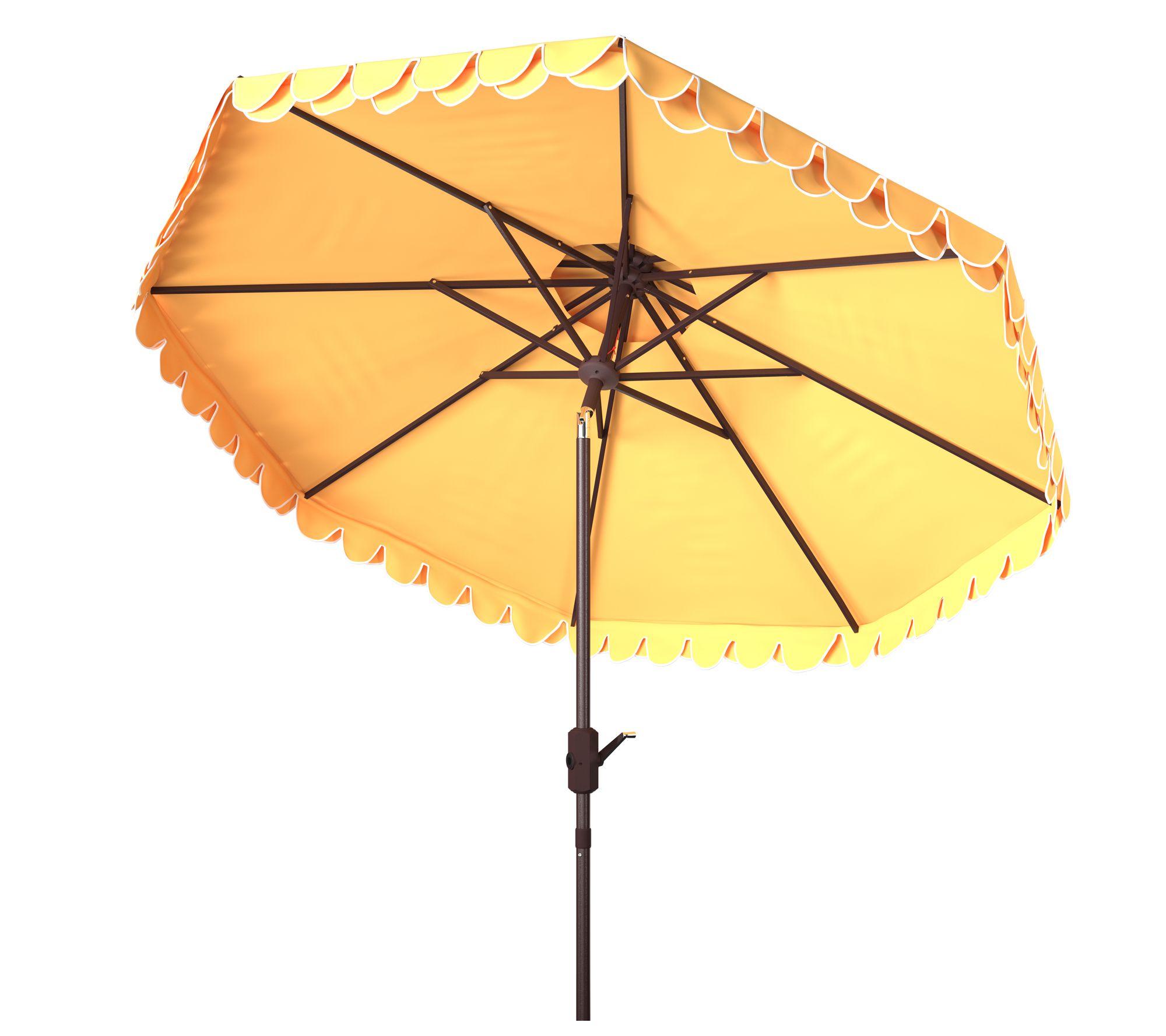 Elegant Valance 9' Double Top Umbrella by Valerie