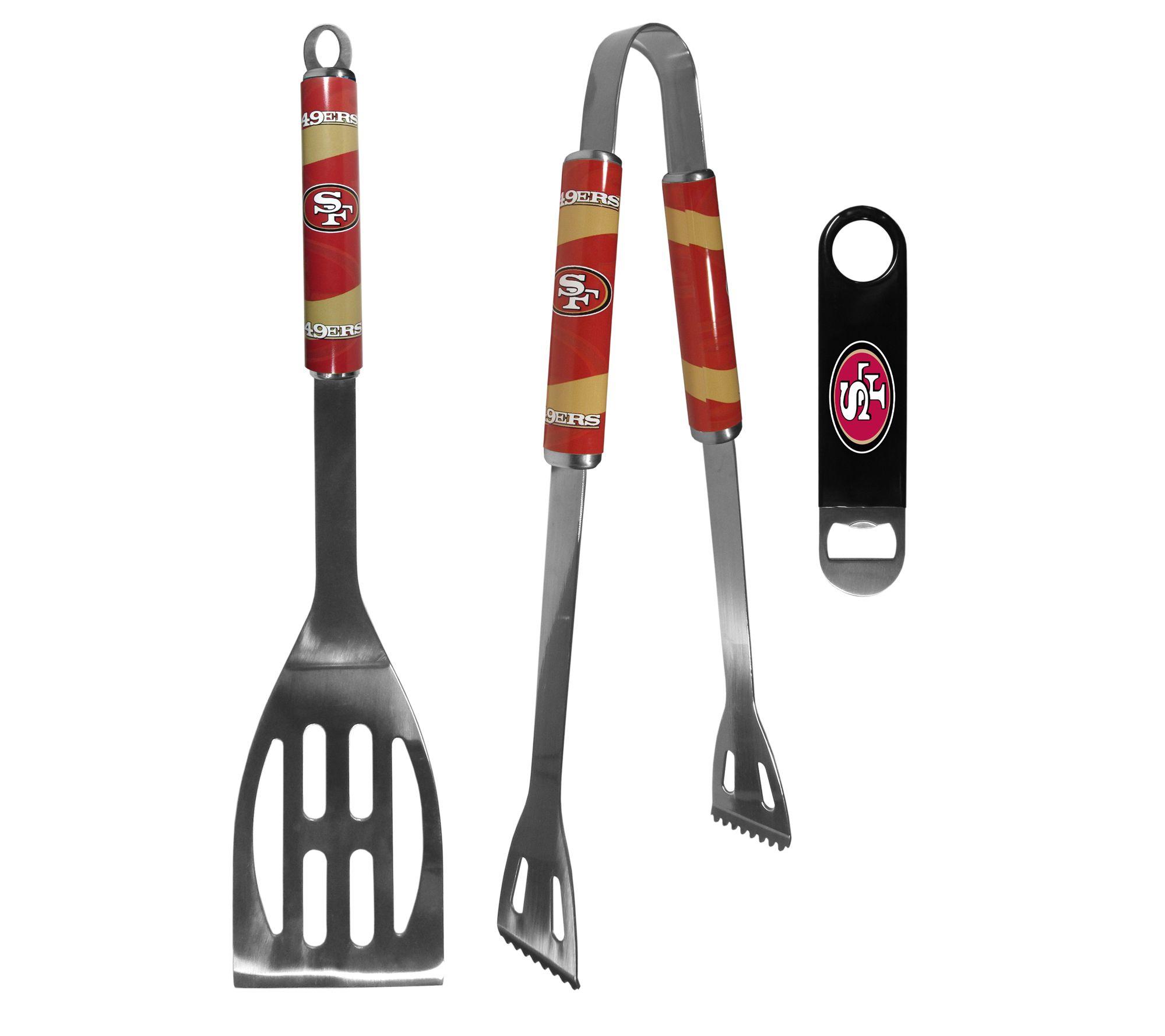 Siskiyou Sports NFL 2pc BBQ Set w/ Bottle Opener