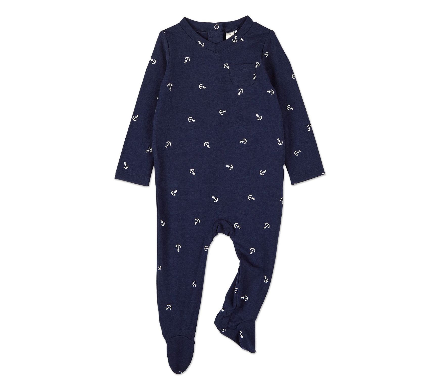 MiniMoi Baby and Toddler Seas The Day Rayon Blend Footie