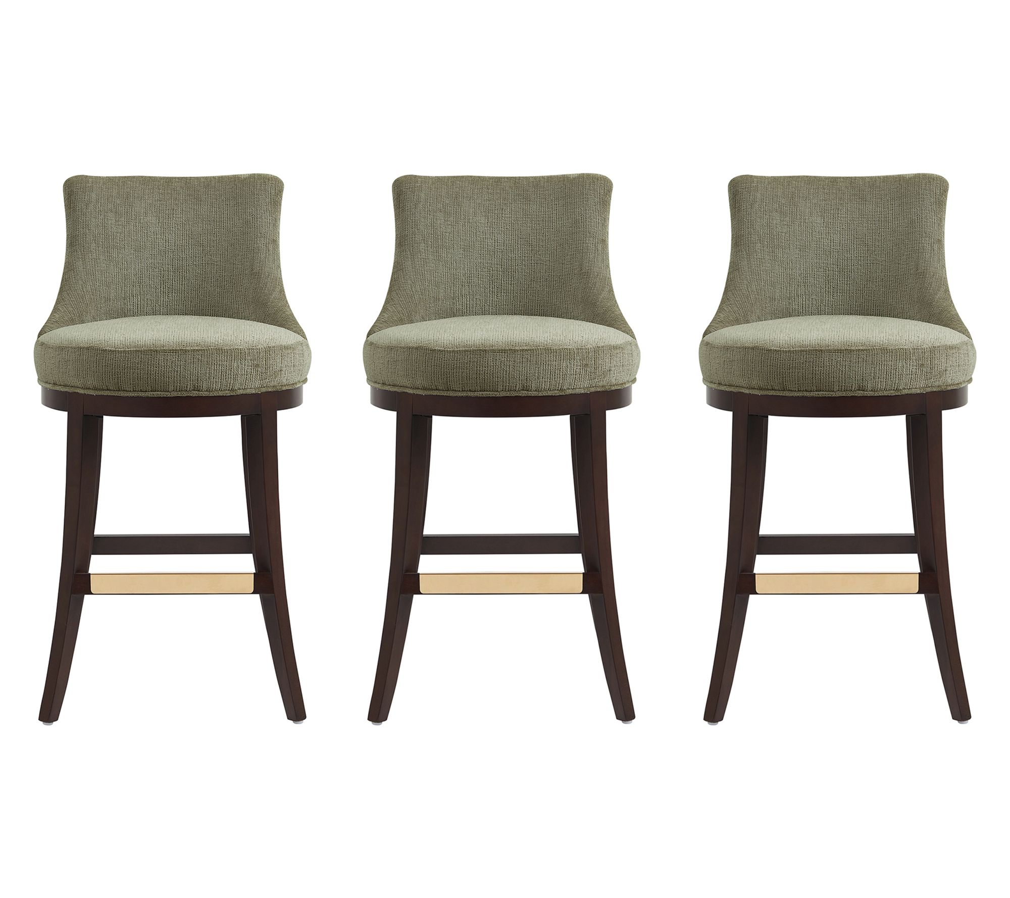 Manhattan Comfort Lucia Barstool - Set of 3