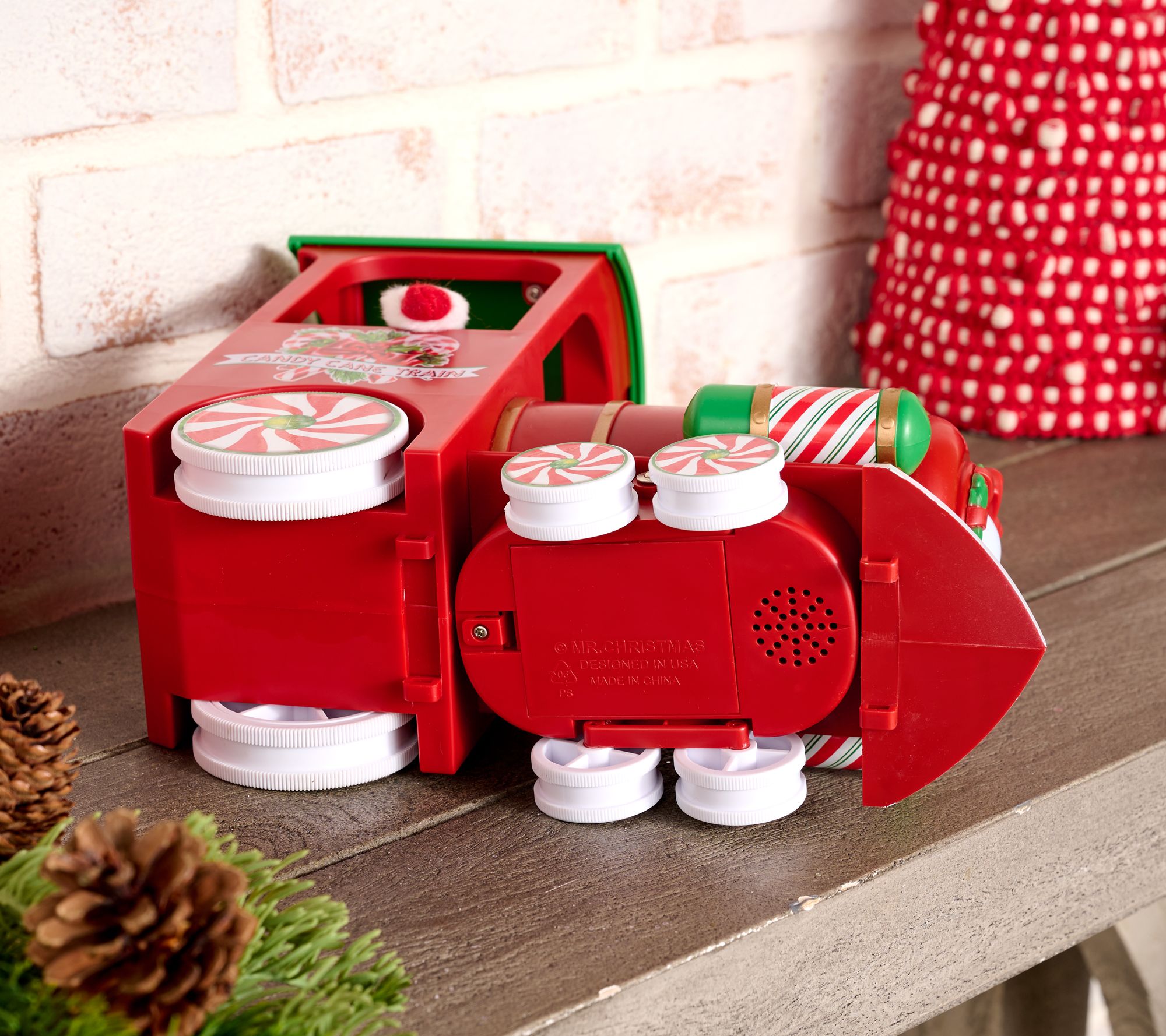 "As Is" Mr. Christmas Animated Vintage Holiday Train w/ Santa - QVC.com
